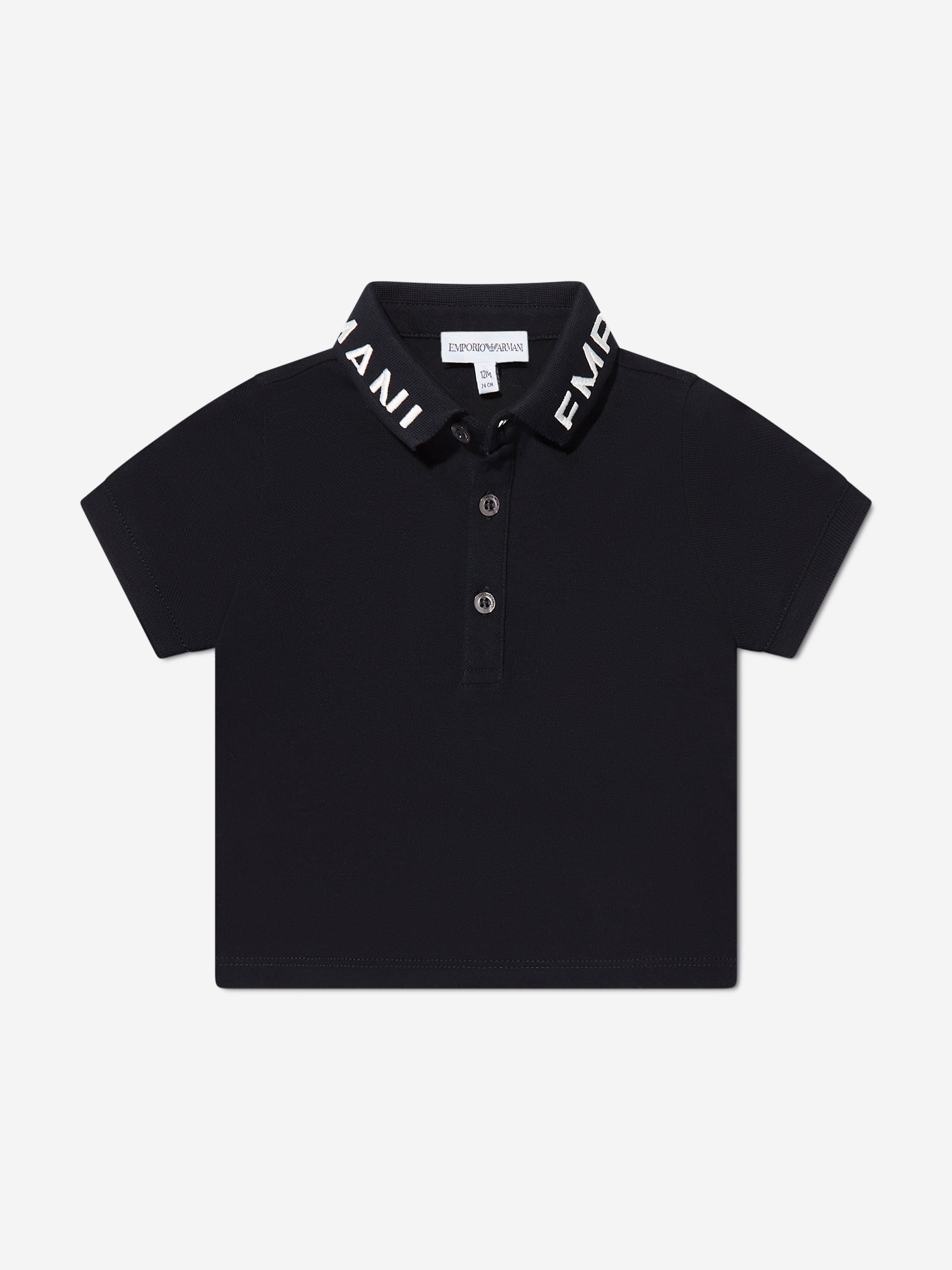 Emporio Armani Baby Boys Polo Shirt In Navy