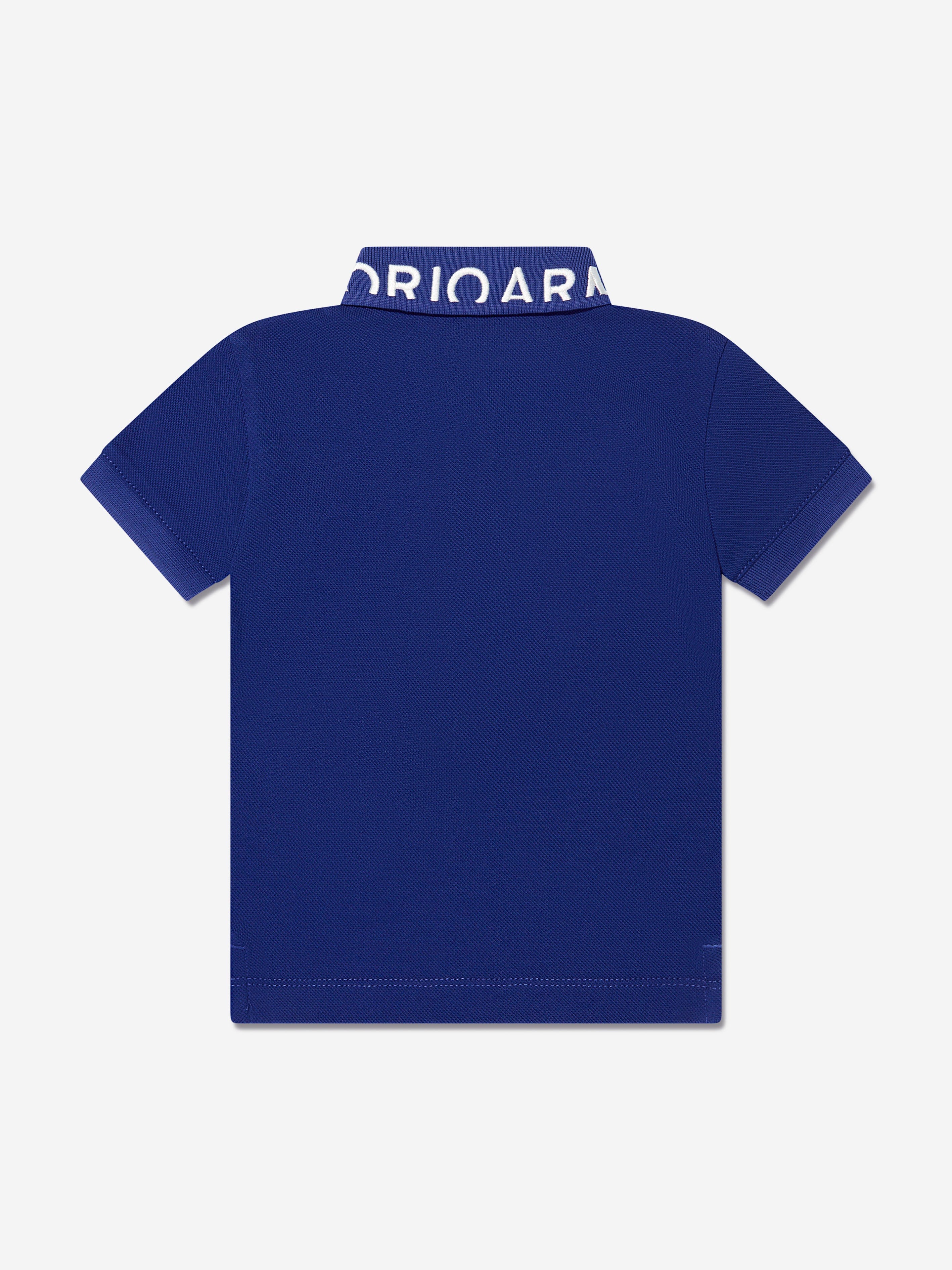 Emporio Armani Baby Boys Polo Shirt In Blue