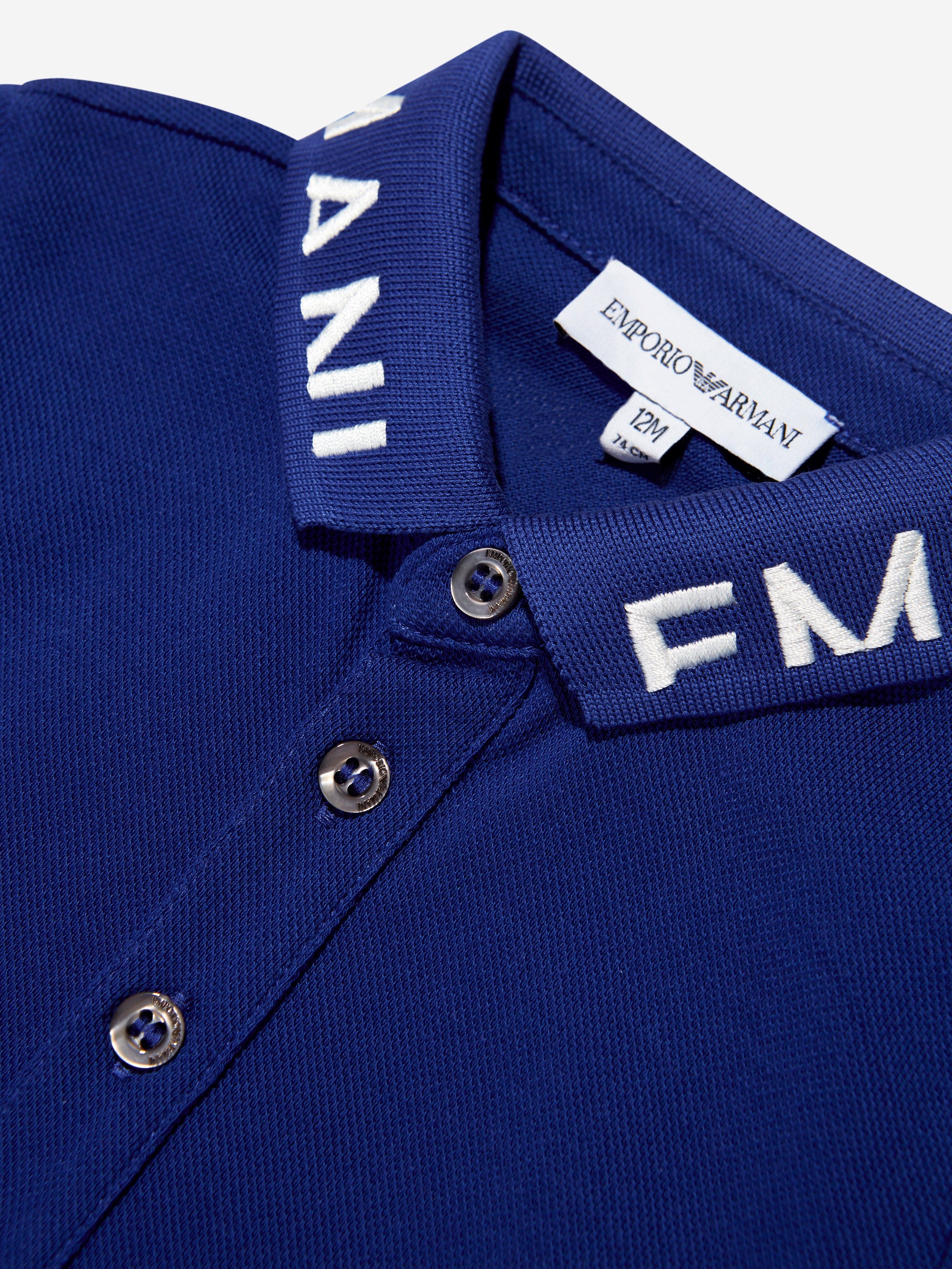 Emporio Armani Baby Boys Polo Shirt In Blue