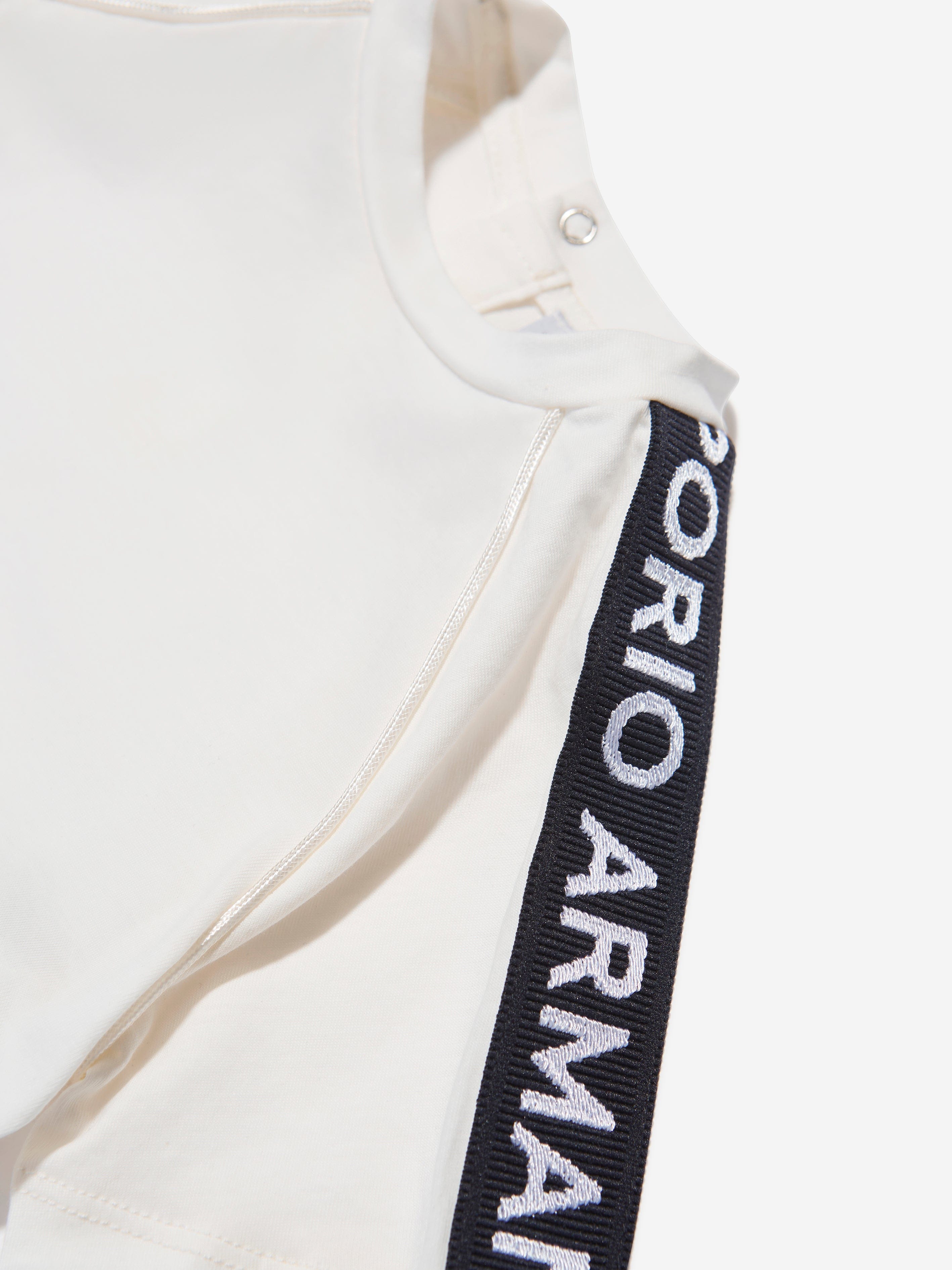 Emporio Armani Baby Boys Logo T-Shirt In White