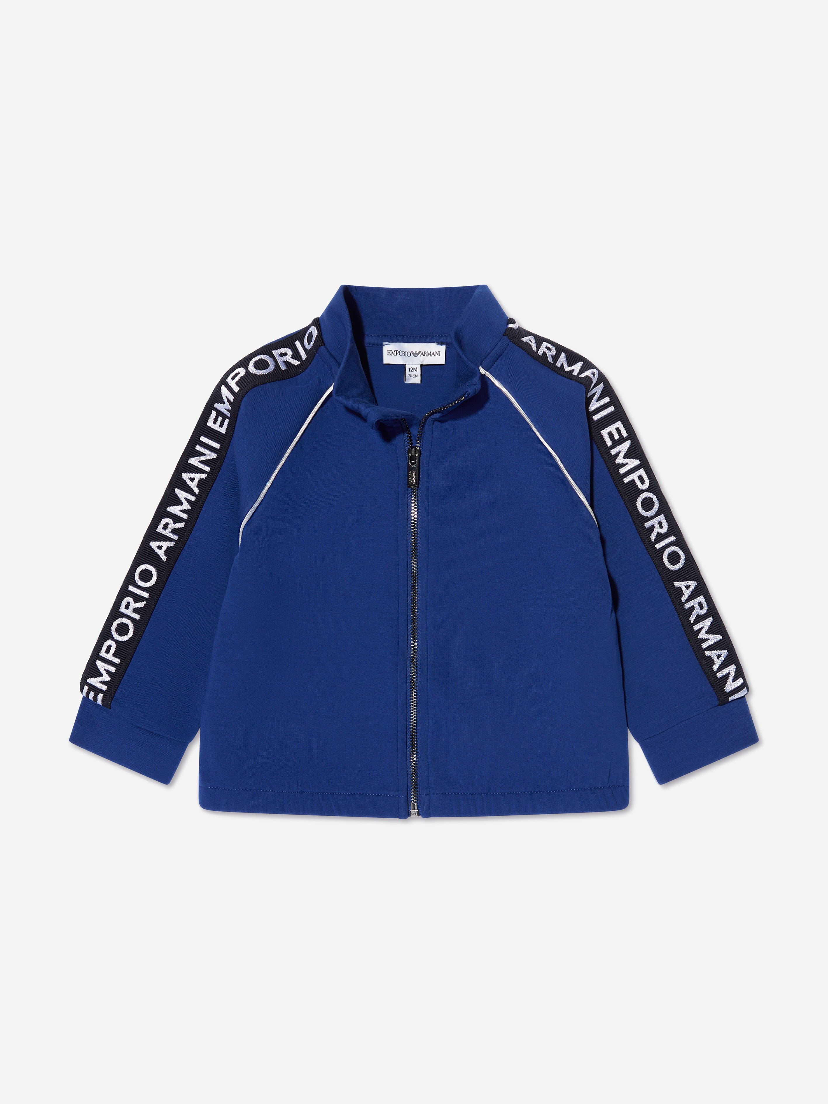 Emporio Armani Baby Boys Logo Tracksuit In Blue