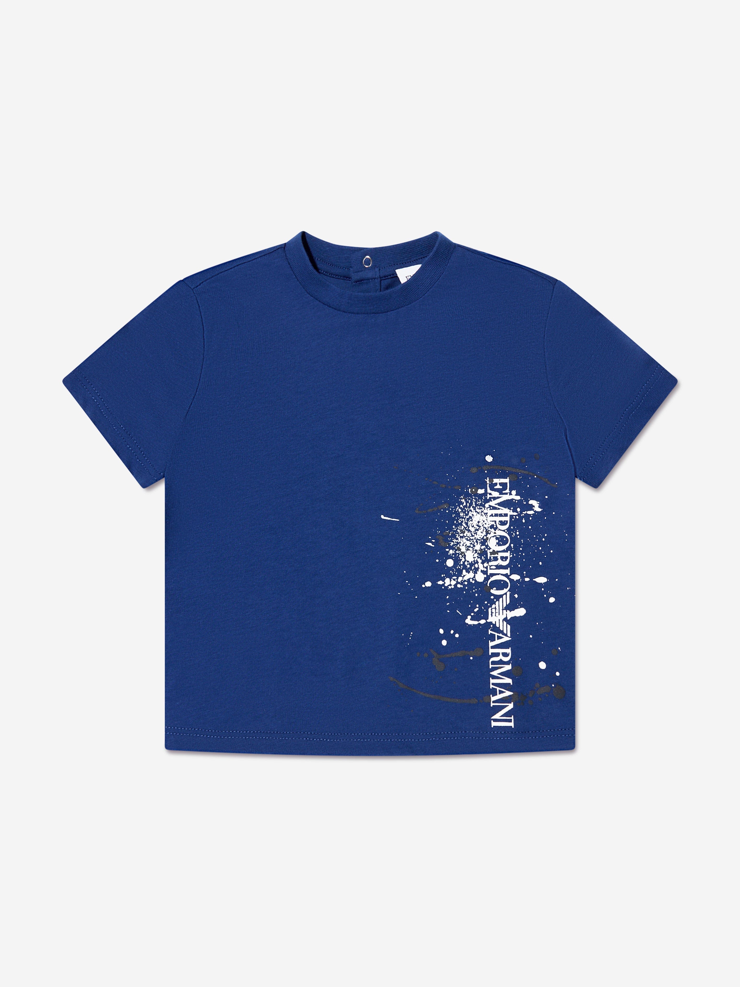 Emporio Armani Baby Boys T-Shirt And Shorts Set In Blue