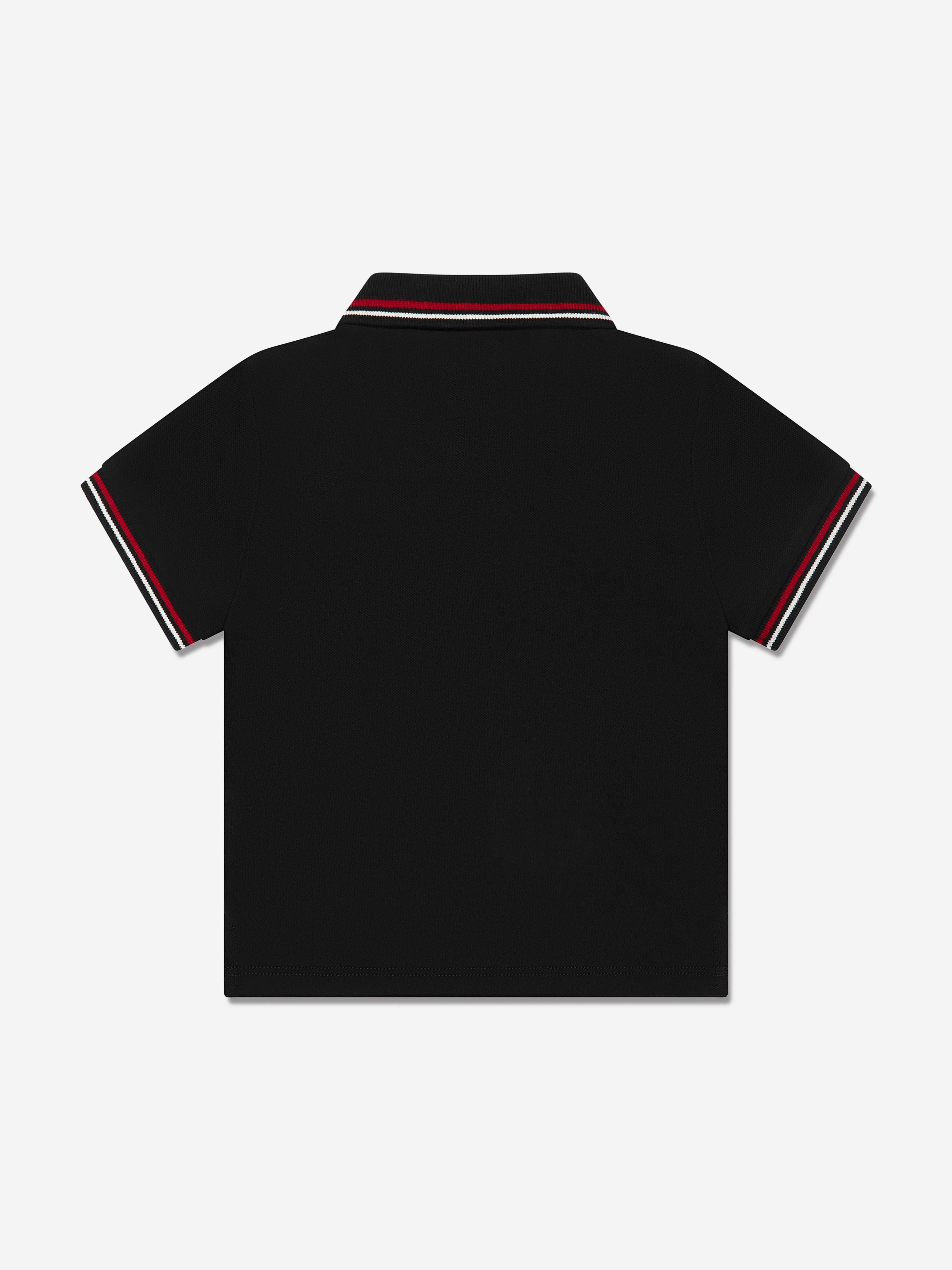 Emporio Armani Baby Boys Logo Polo Shirt In Black