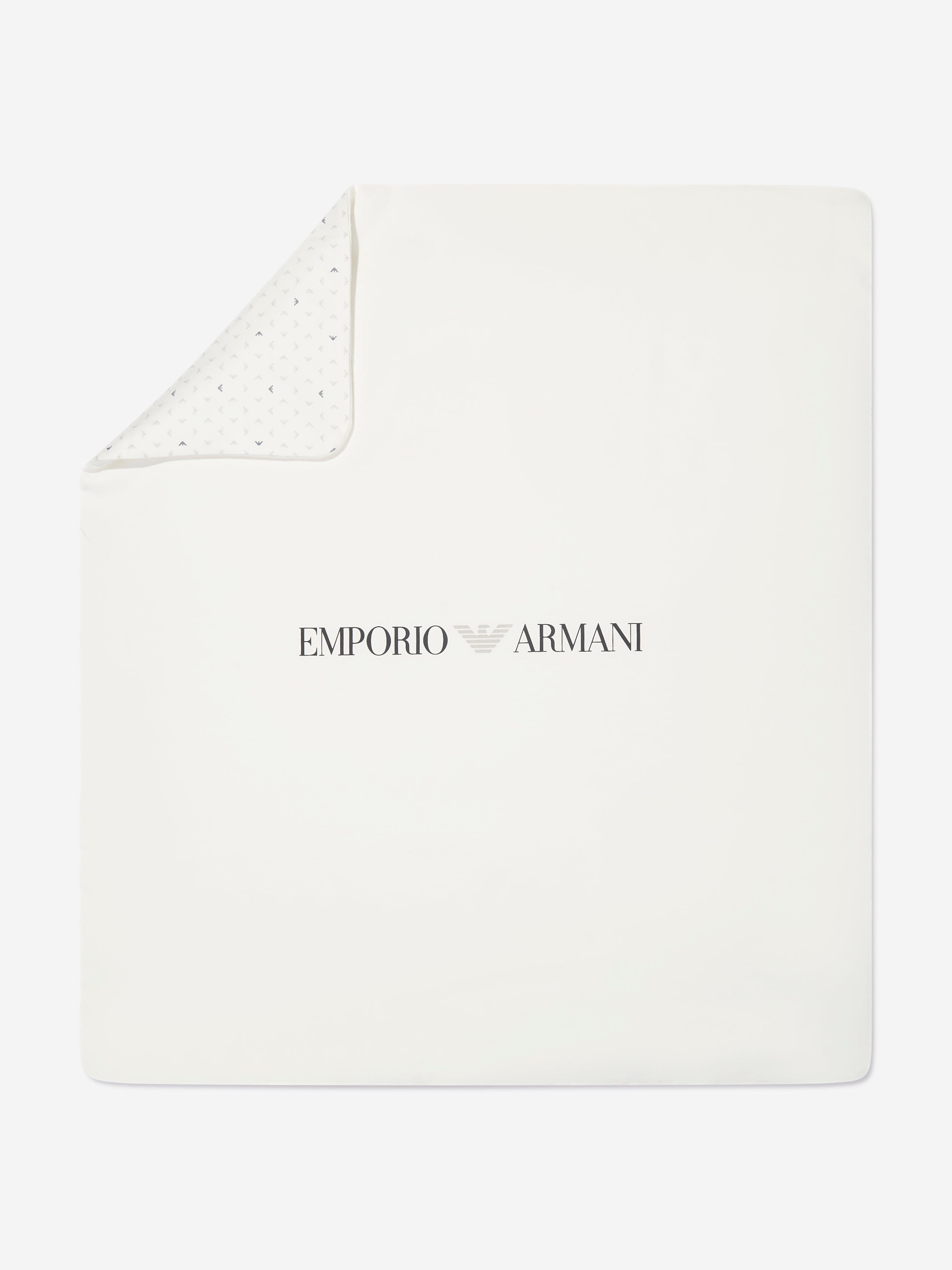 Emporio Armani Baby Logo Blanket In White