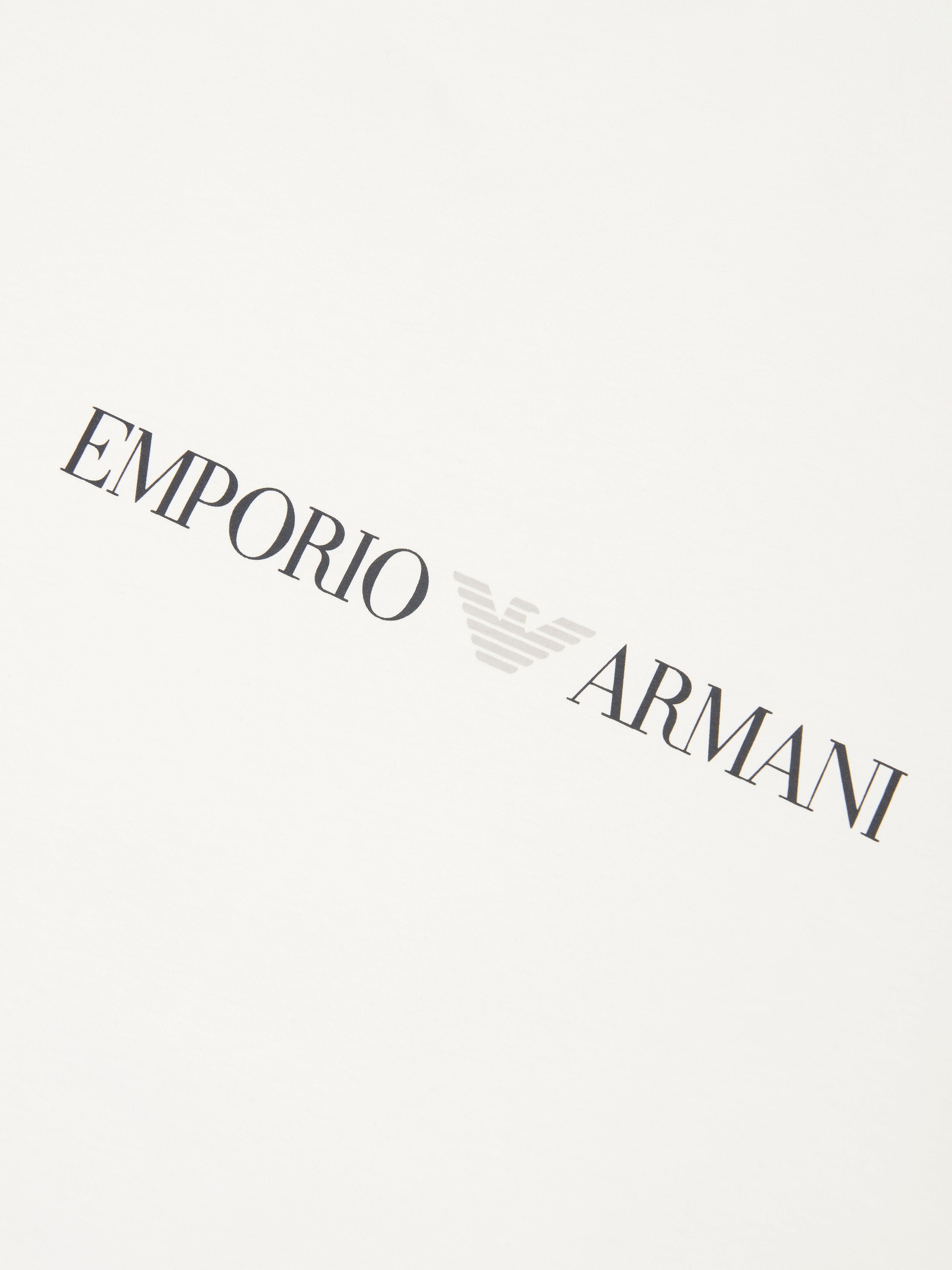 Emporio Armani Baby Logo Blanket In White