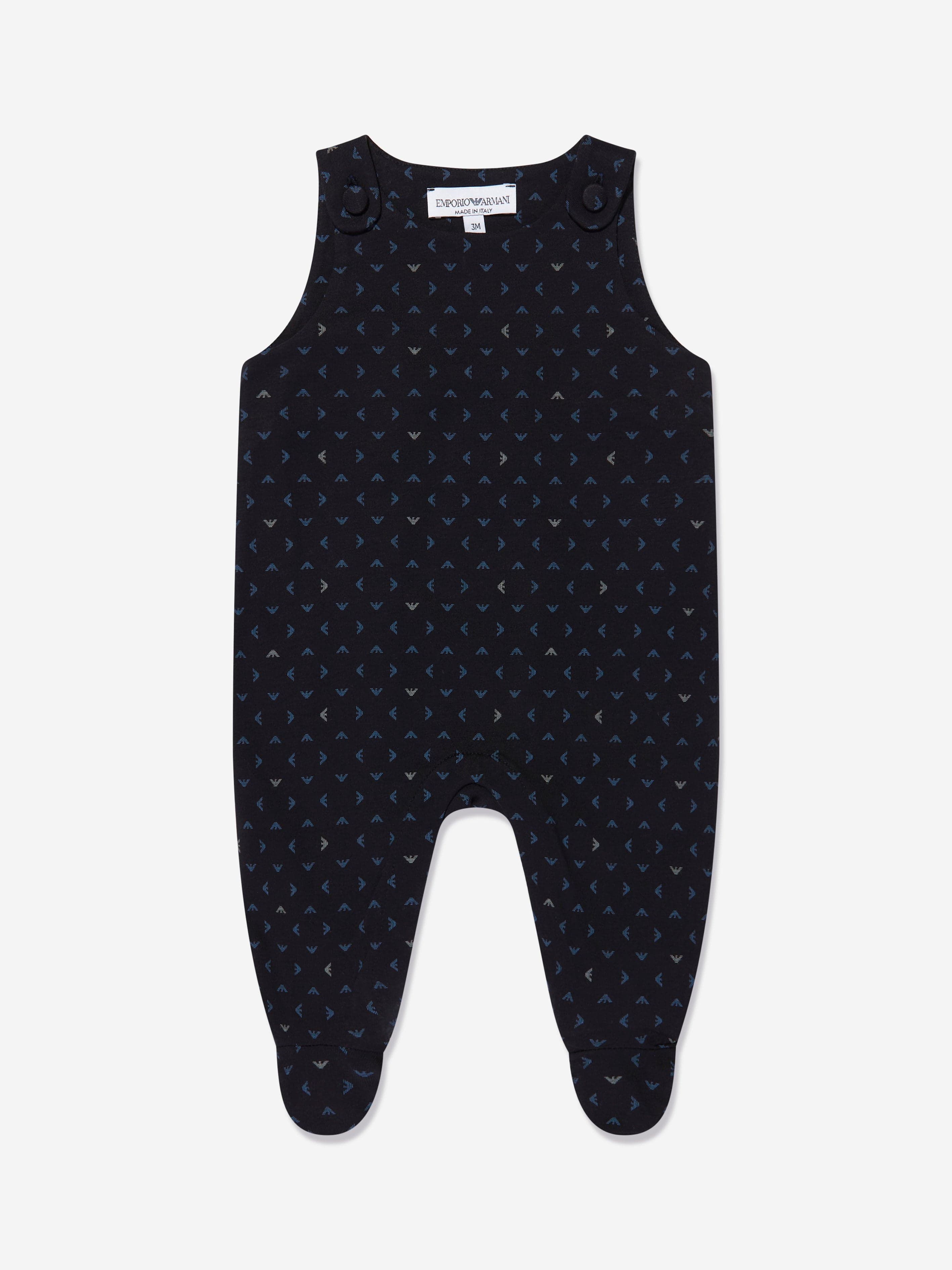 Emporio Armani Baby Boys Babygrow Gift Set In Navy