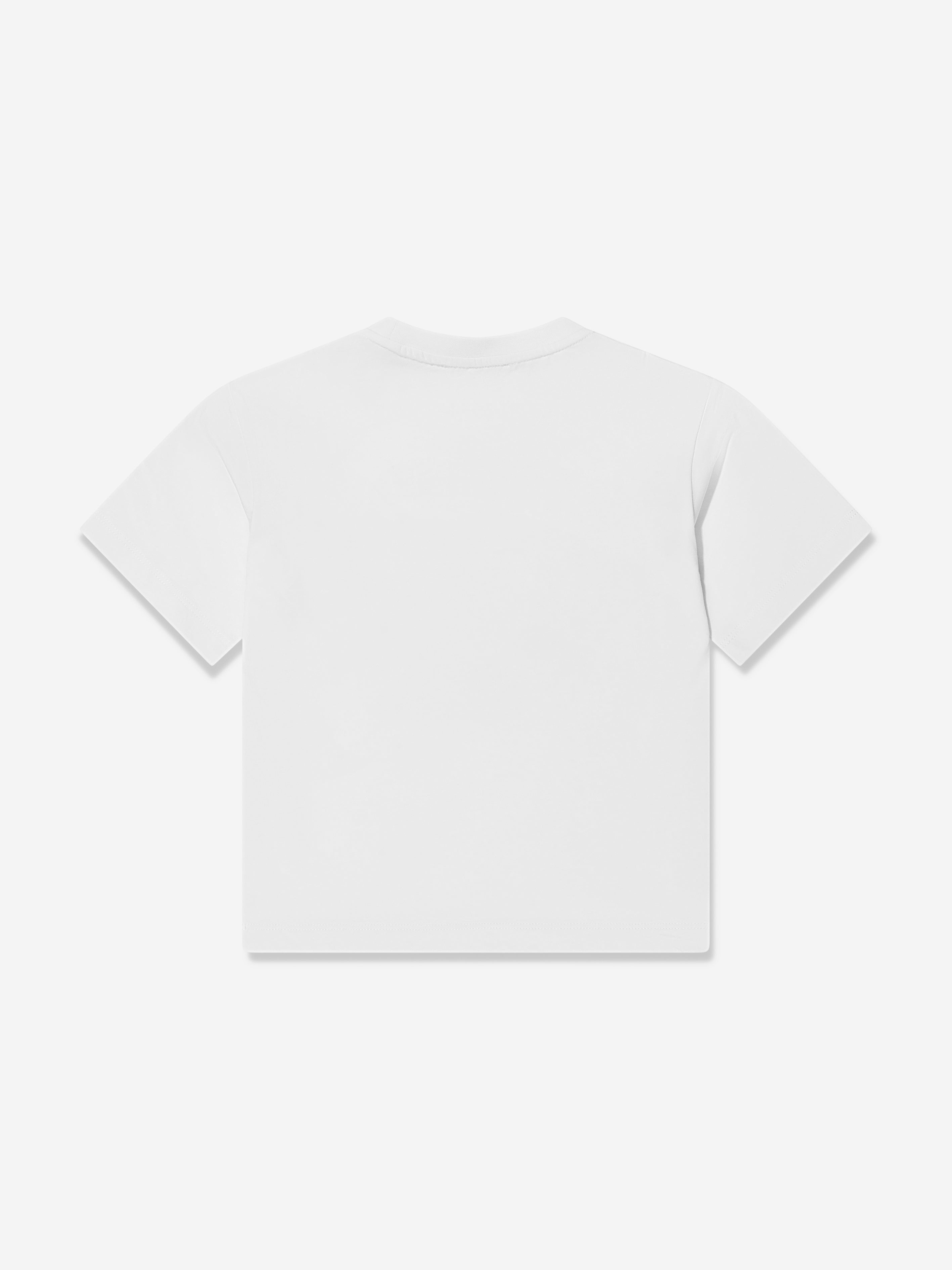 Emporio Armani Girls Logo T-Shirt In White