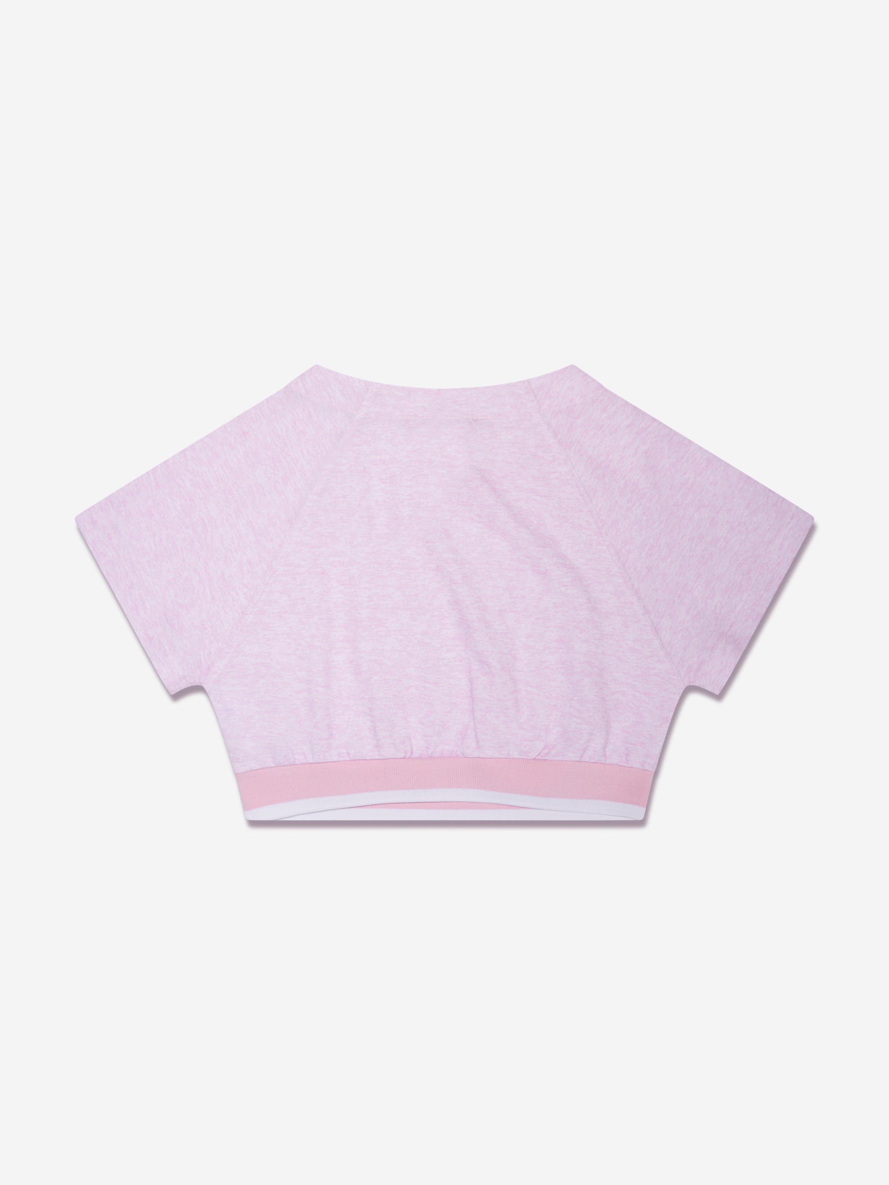 Emporio Armani Girls Logo T-Shirt In Pink