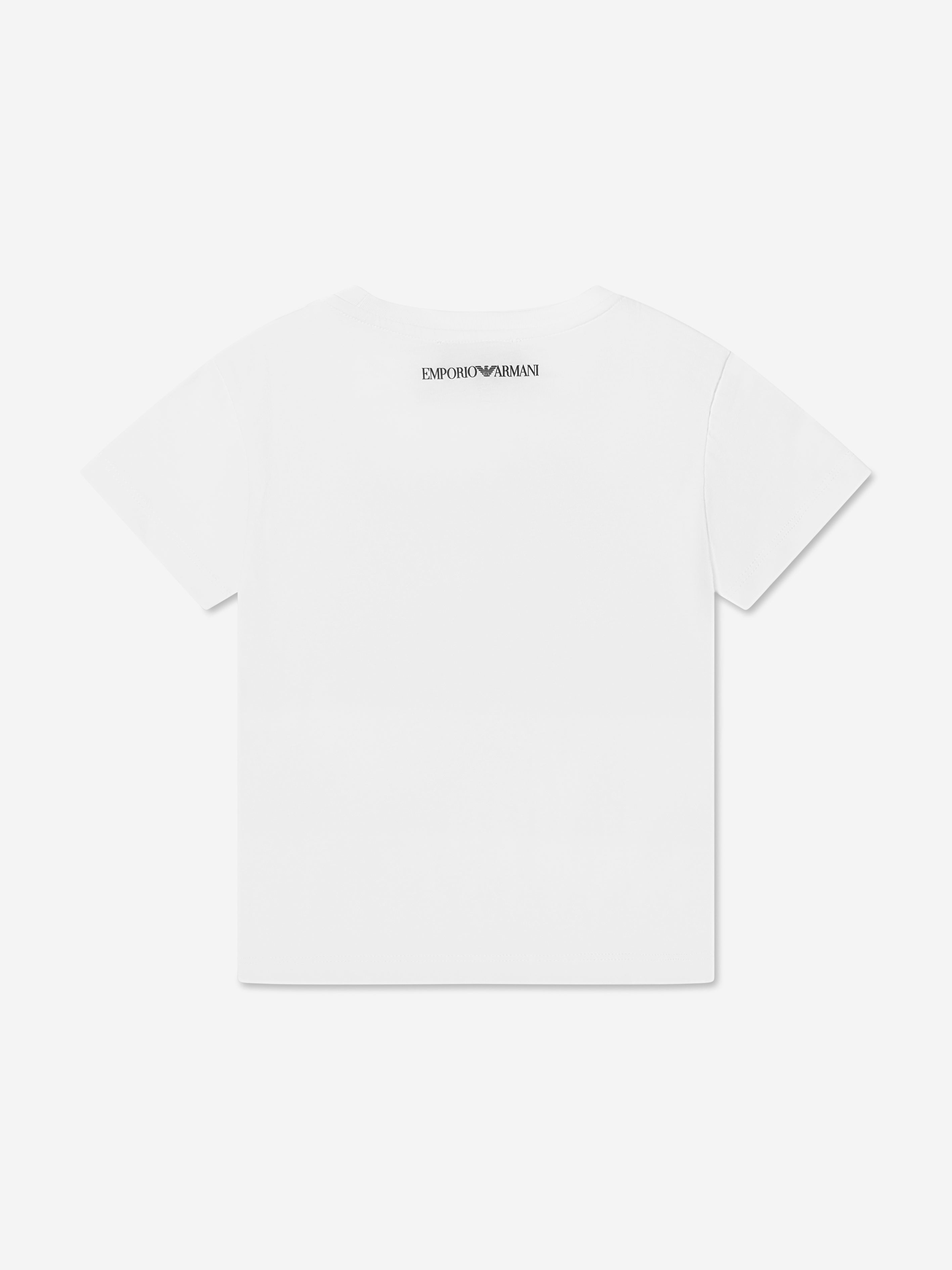 Emporio Armani Girls Logo T-Shirt In White