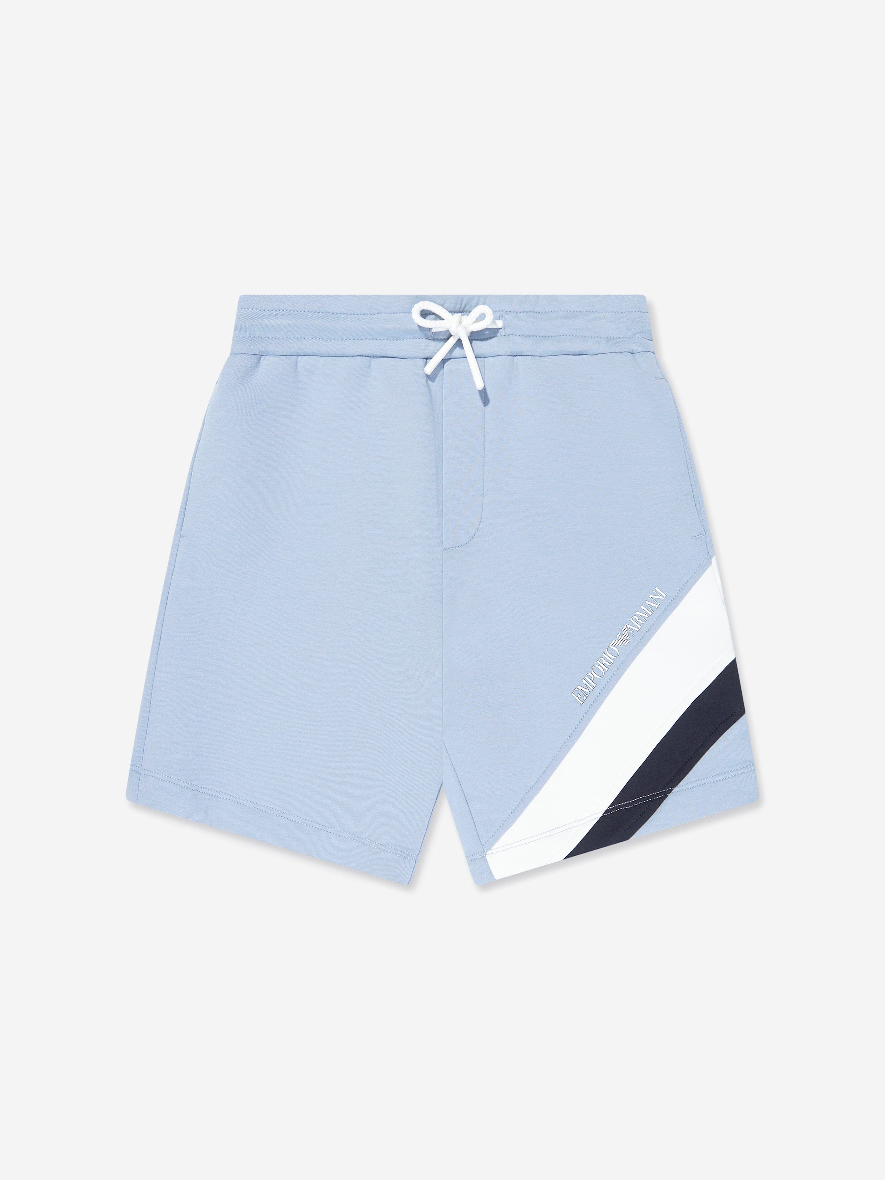 Emporio Armani Boys Bermuda Shorts In Blue