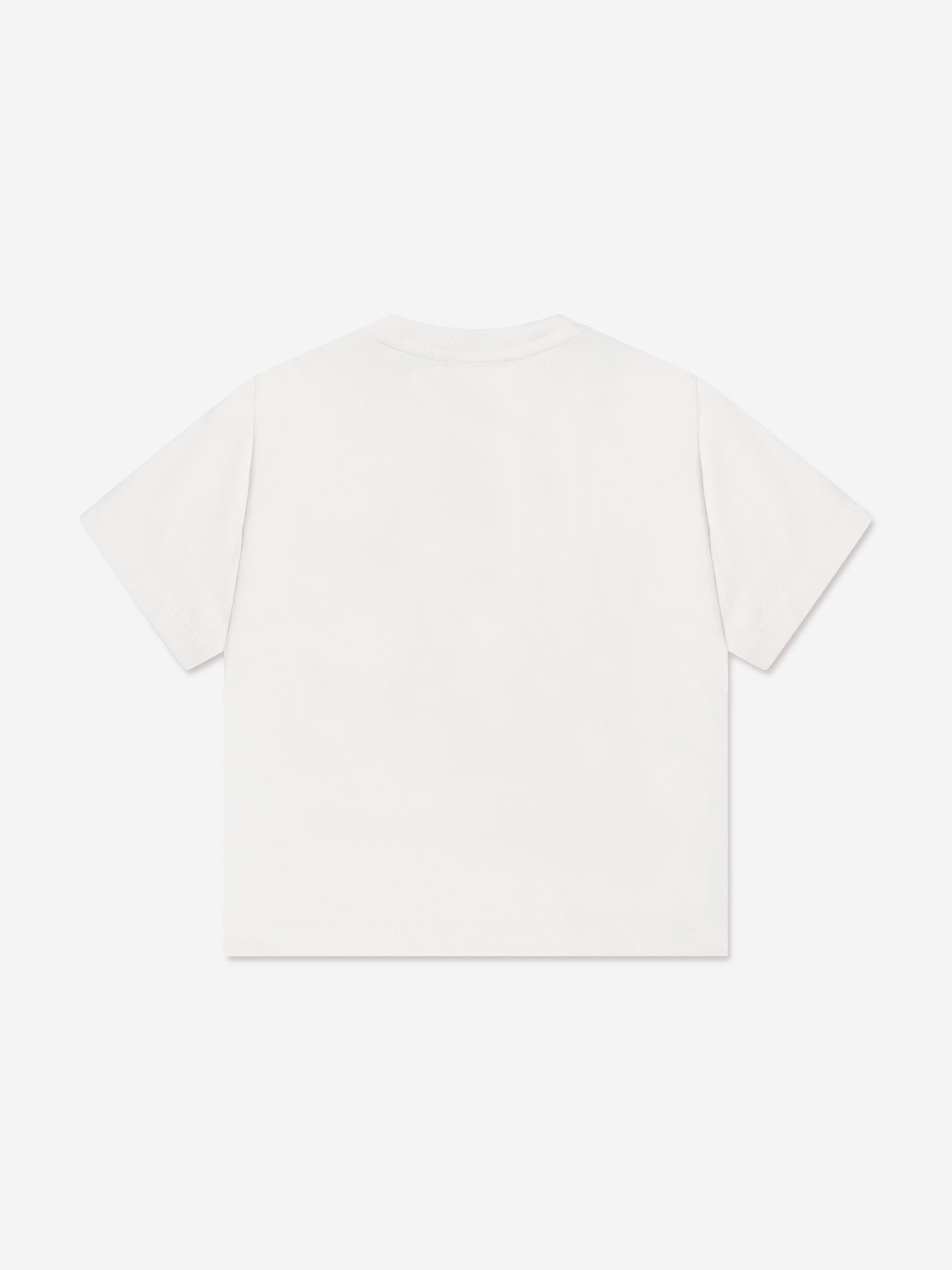 Emporio Armani Boys Logo T-Shirt In White