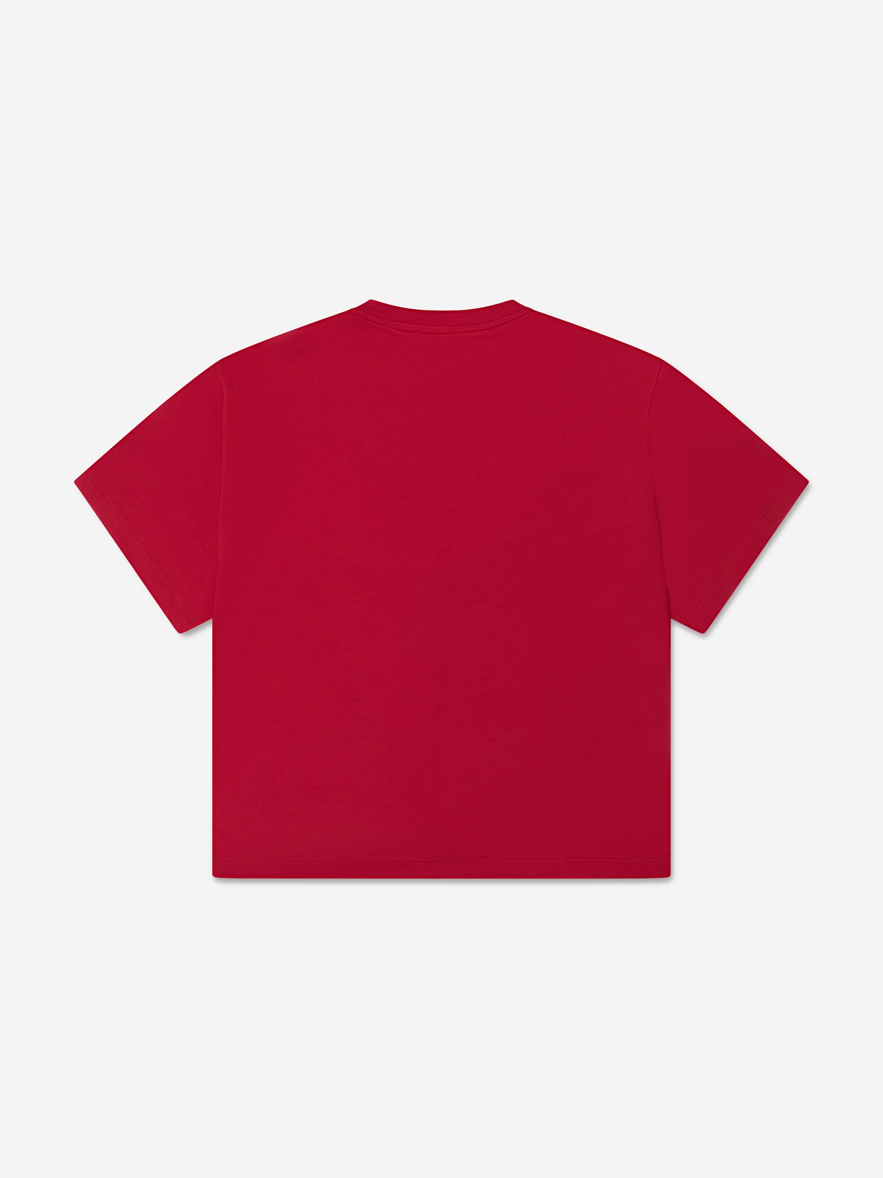 Emporio Armani Boys Chevron T-Shirt In Red