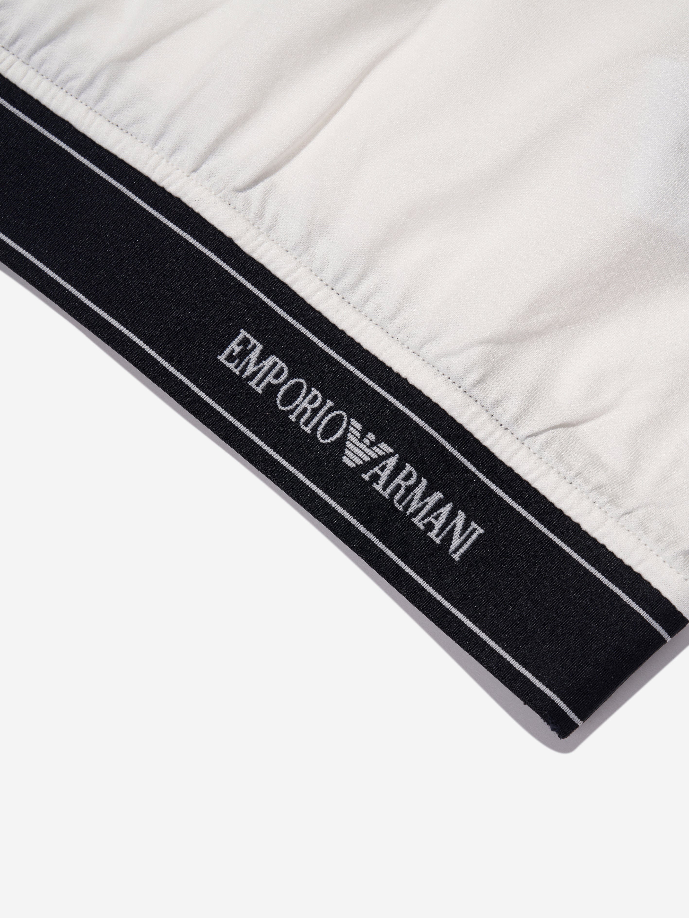 Emporio Armani Boys Logo T-Shirt In White