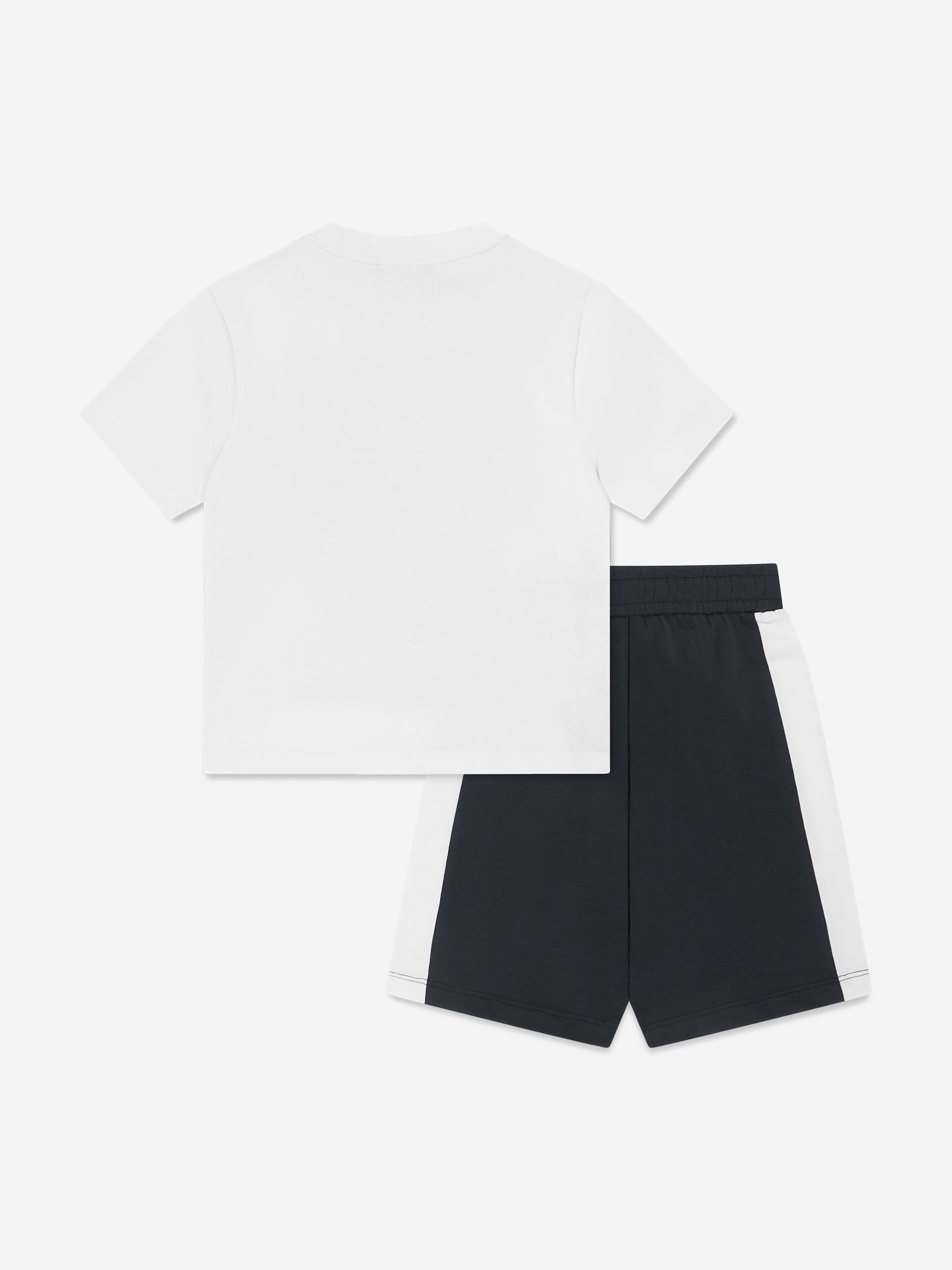 Emporio Armani Boys T-Shirt And Shorts Set In White