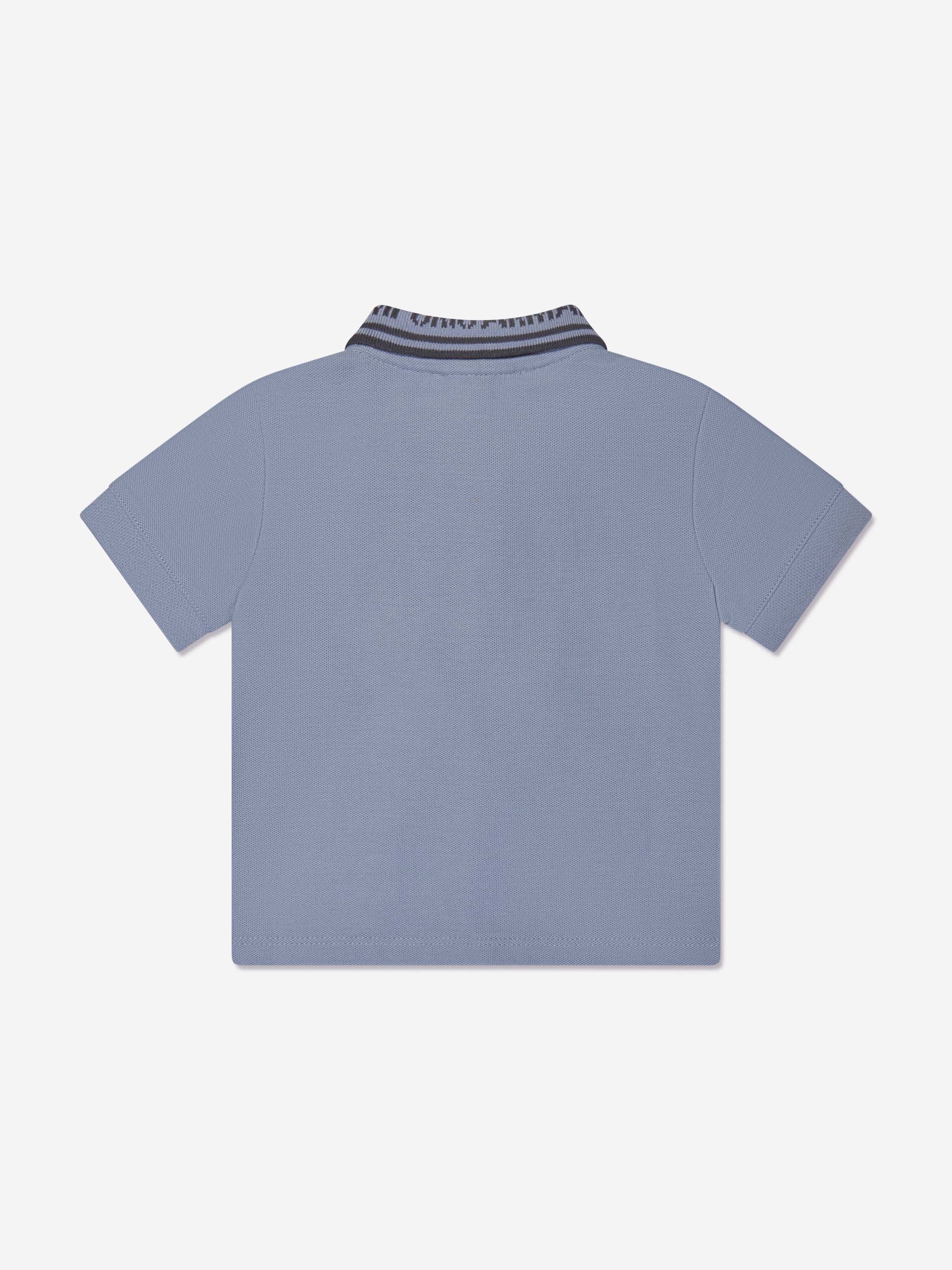 Emporio Armani Baby Boys Logo Polo Shirt In Blue