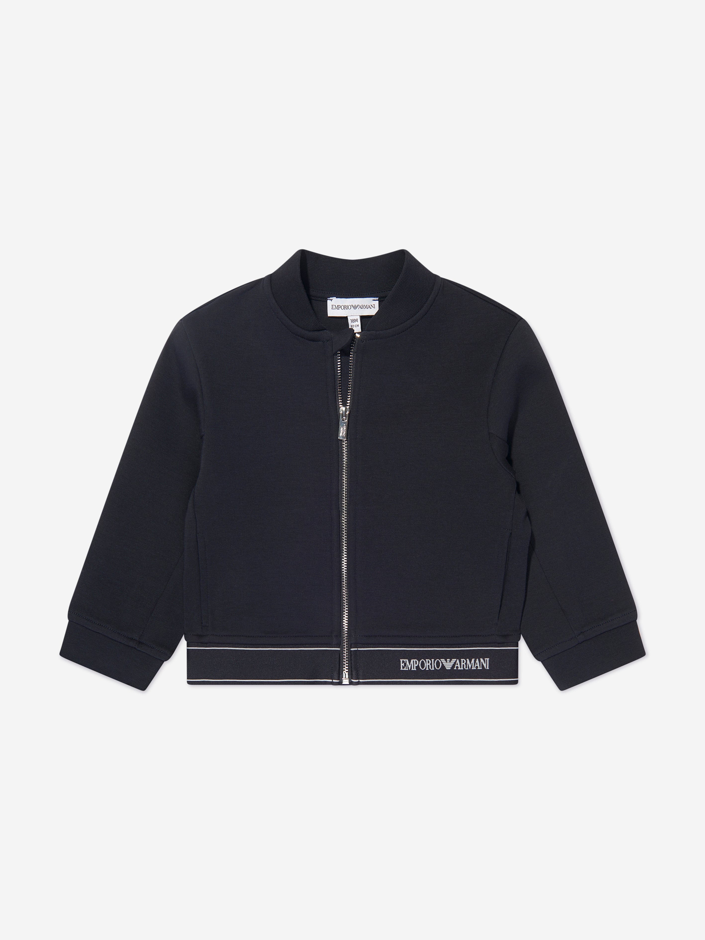 Emporio Armani Baby Boys Bomber Jacket In Navy