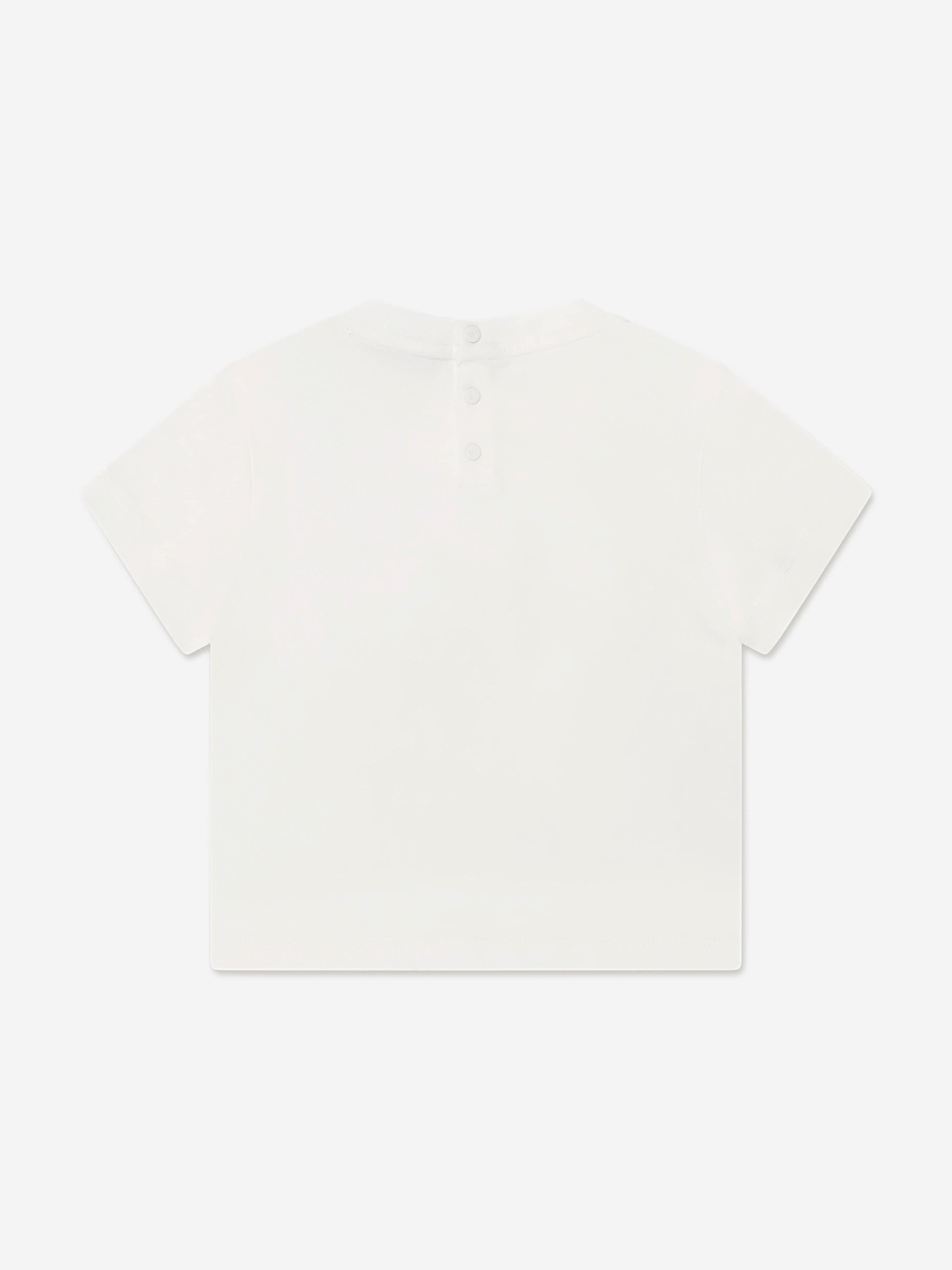 Emporio Armani Baby Boys Printed T-Shirt In White