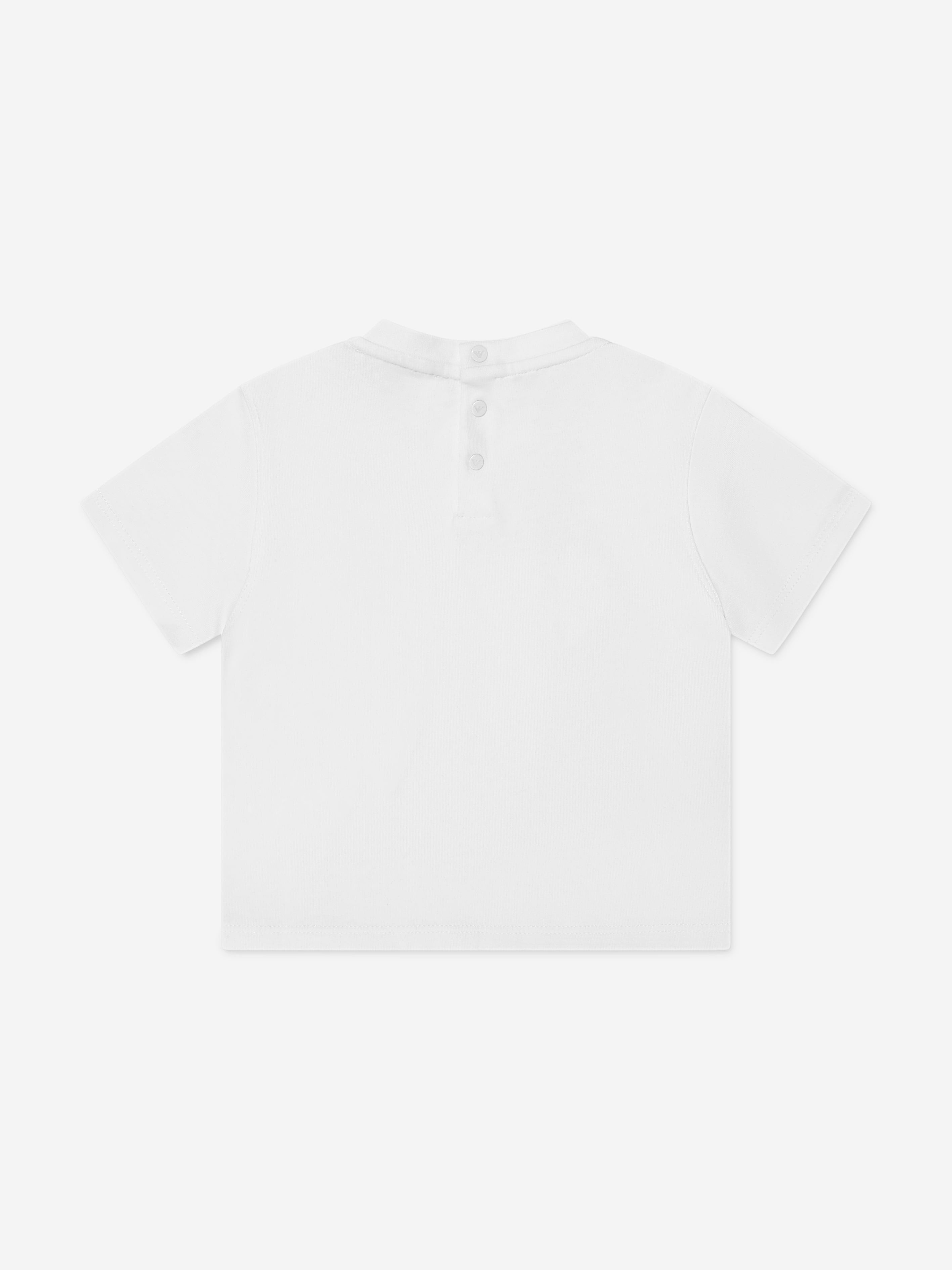 Emporio Armani Baby Boys Logo T-Shirt In White