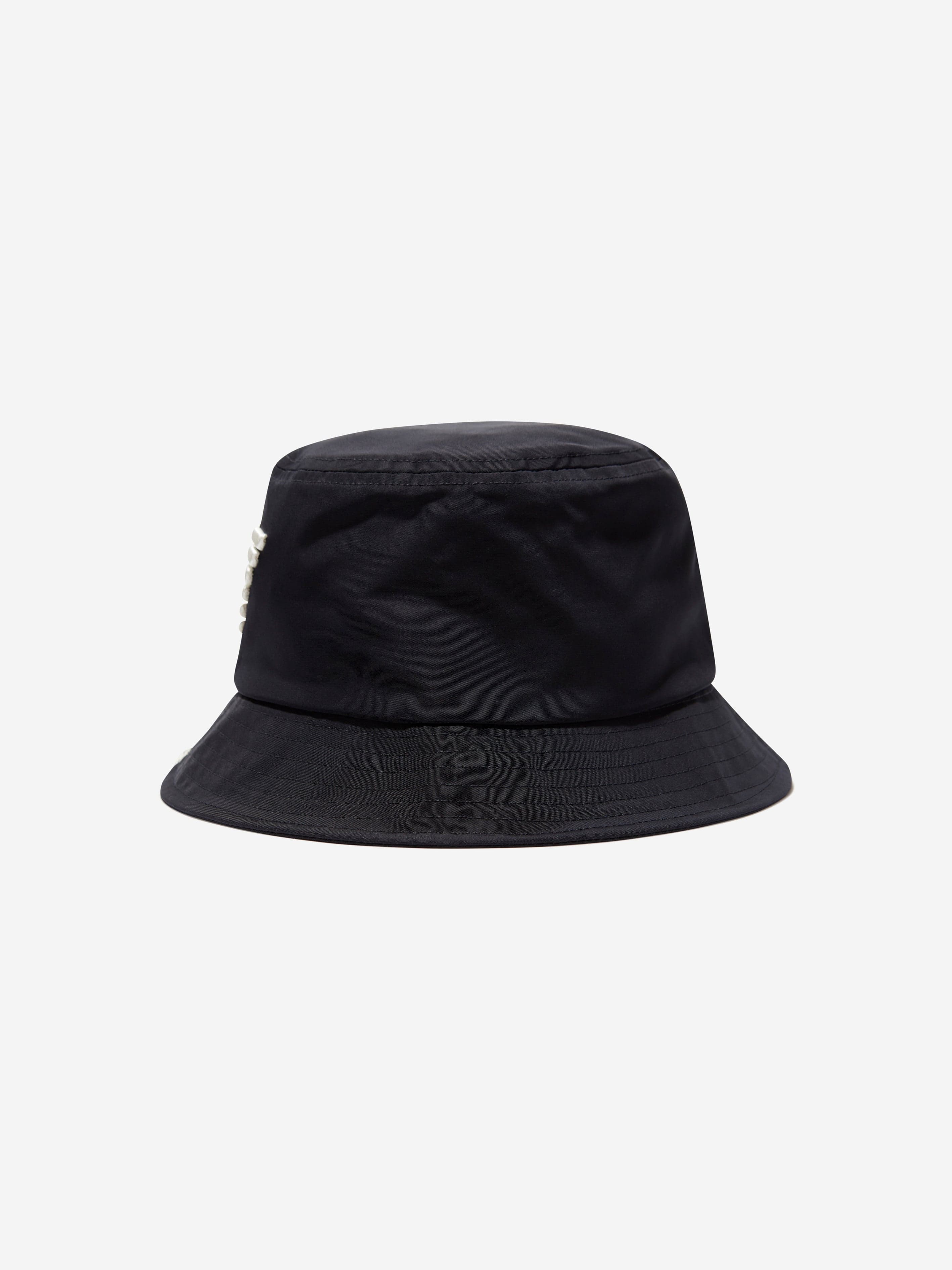 Emporio Armani Boys Logo Bucket Hat In Navy