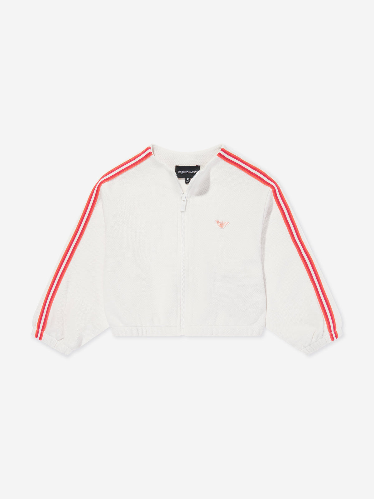 Emporio Armani Logo Zip Up Top