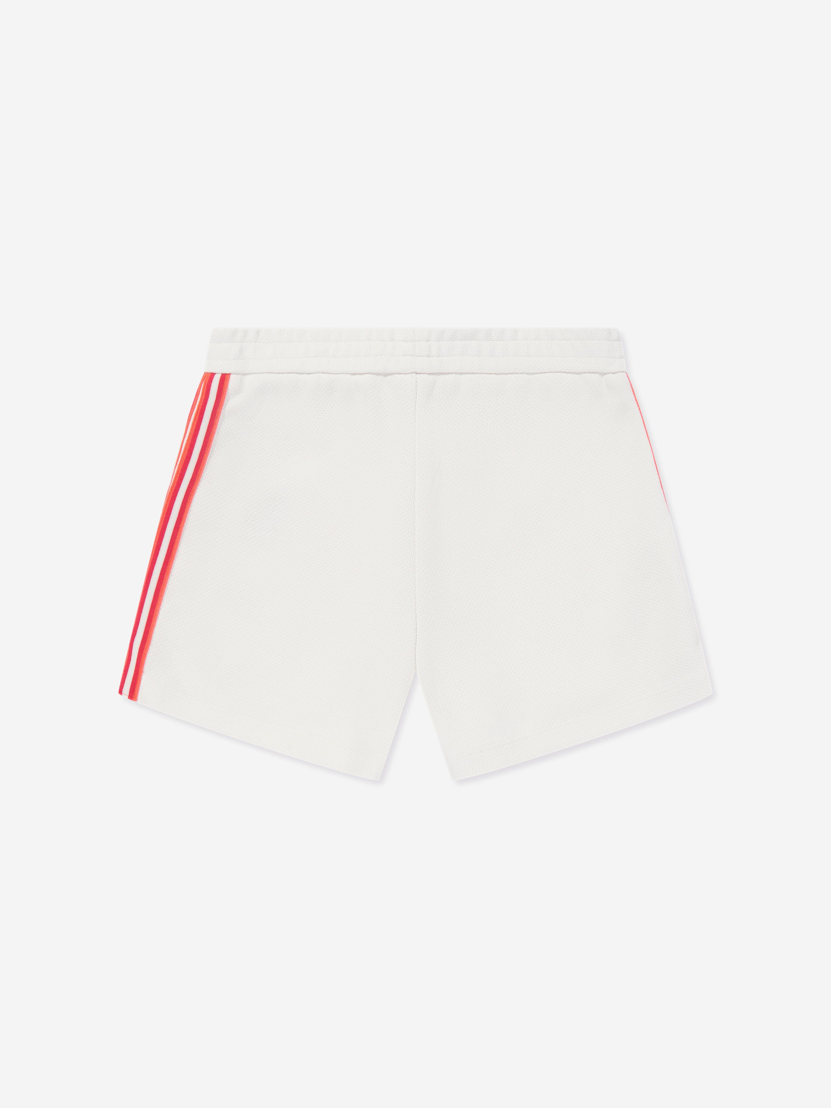 Emporio Armani Girls Logo Shorts in White