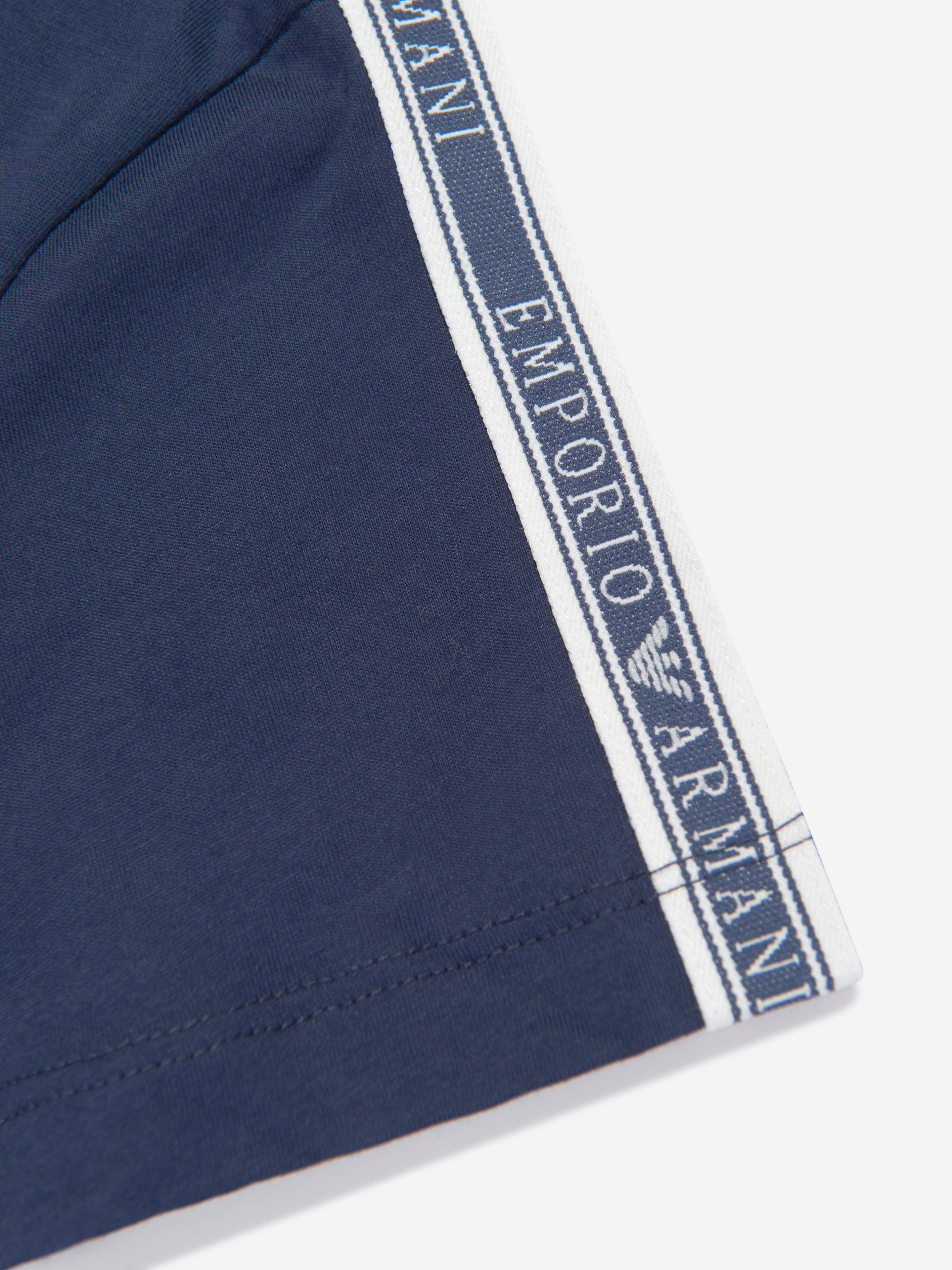 Emporio Armani Boys Logo Polo Shirt in Navy