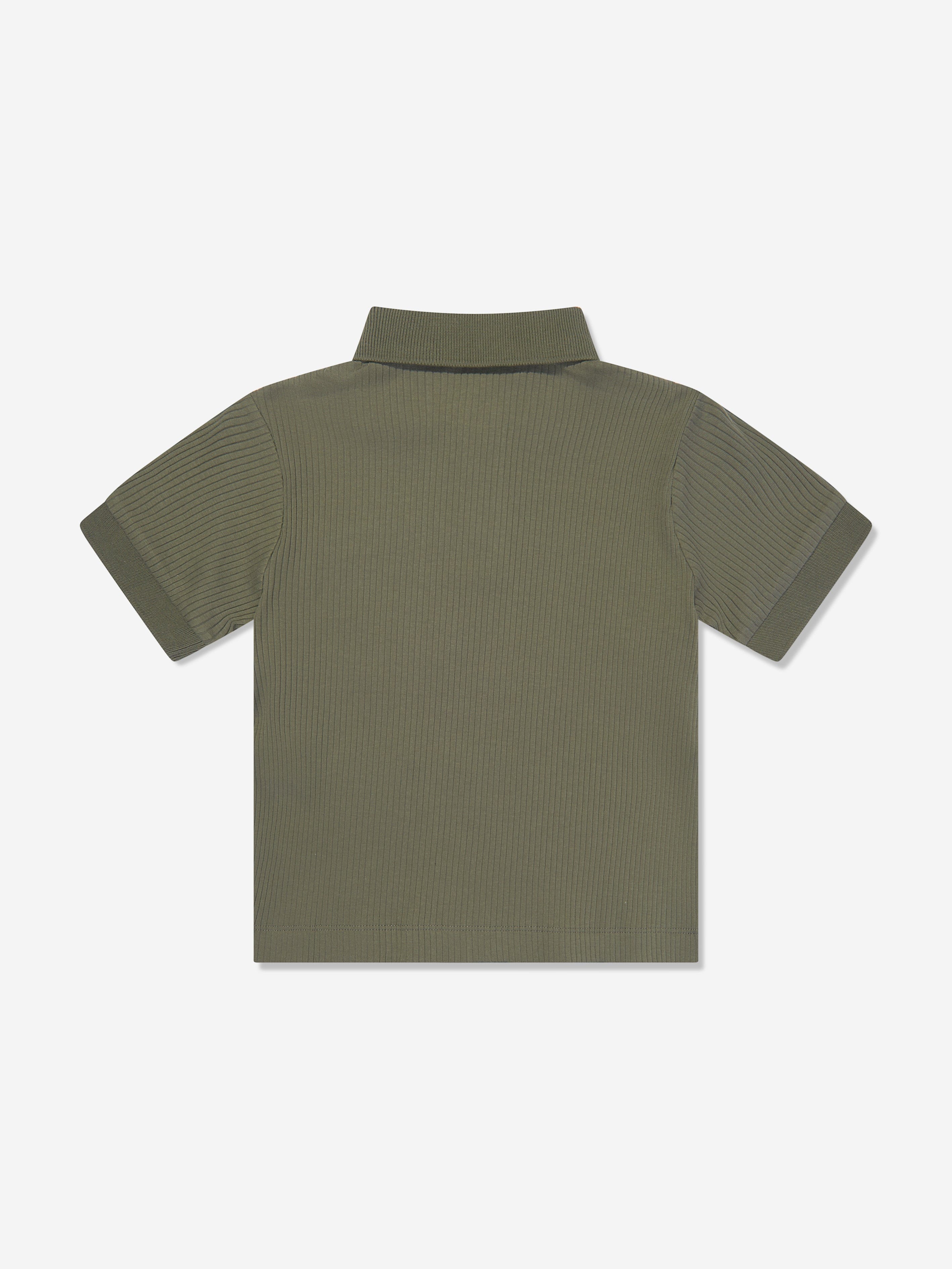 Emporio Armani Boys Logo Pocket Polo Shirt in Green