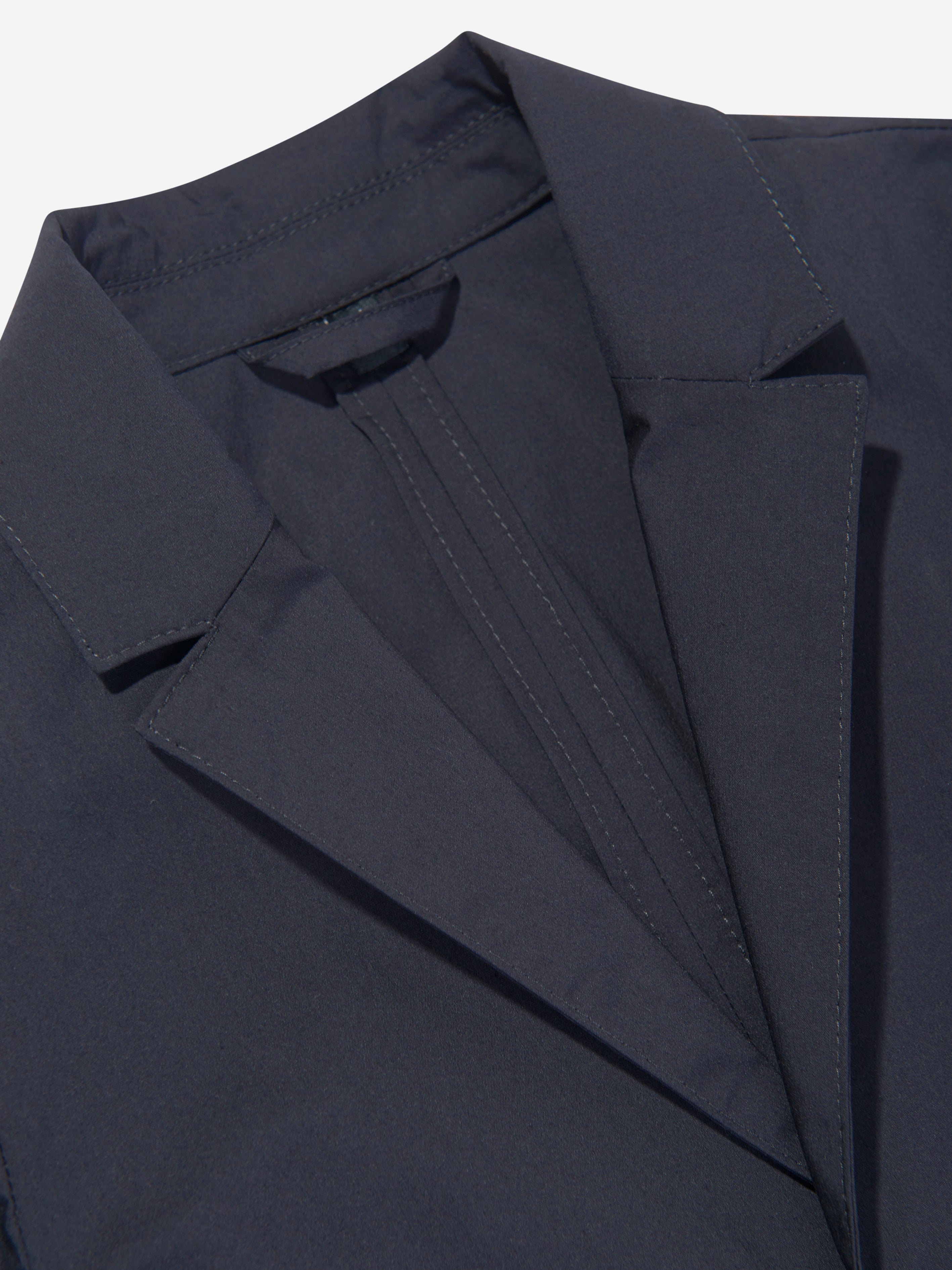 Emporio Armani Boys Cotton Blazer in Navy