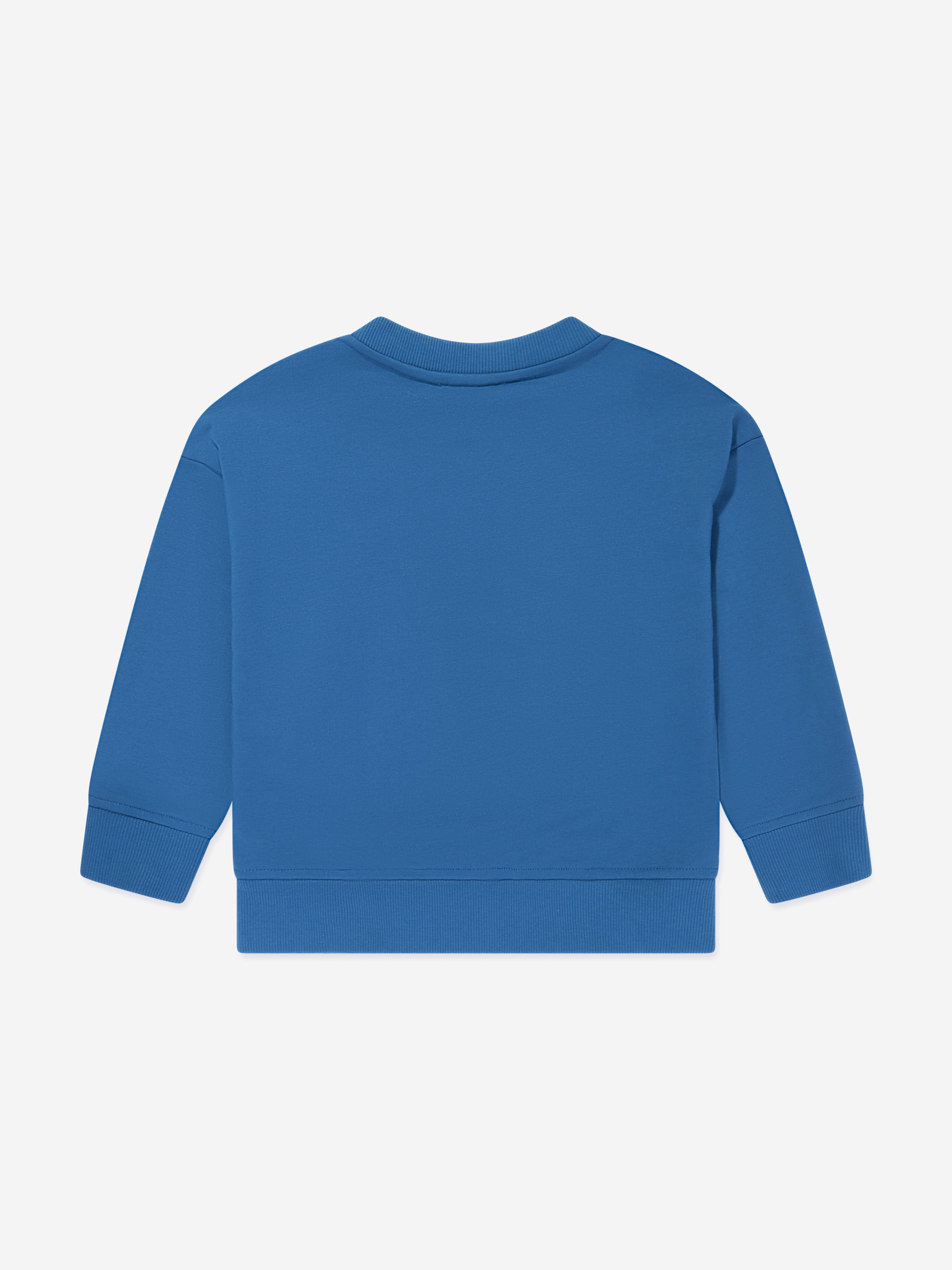 Emporio Armani Boys Logo Sweatshirt in Blue