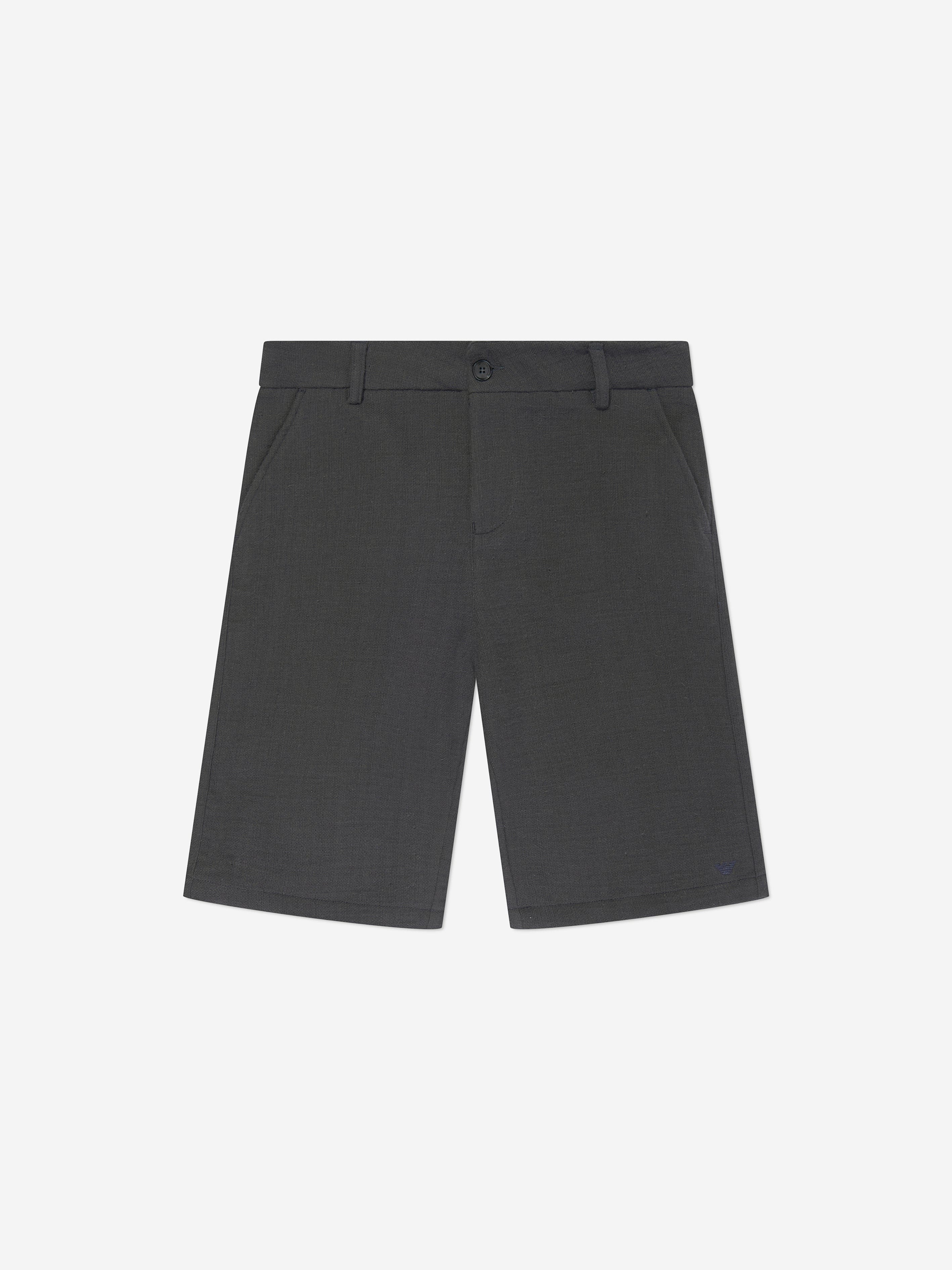 Emporio Armani Boys Logo Shorts in Navy