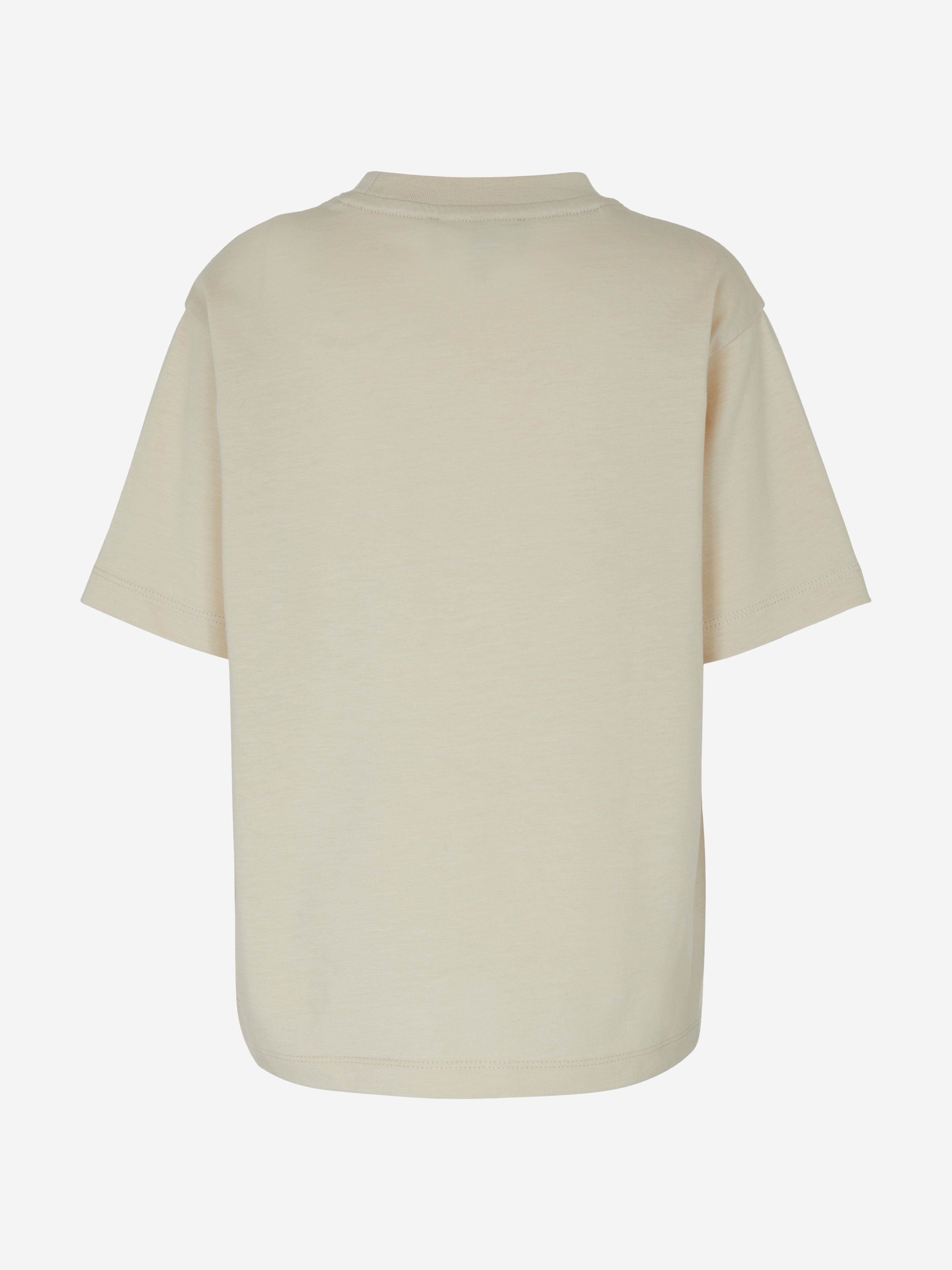 Emporio Armani Boys Logo Pocket T-Shirt in Beige