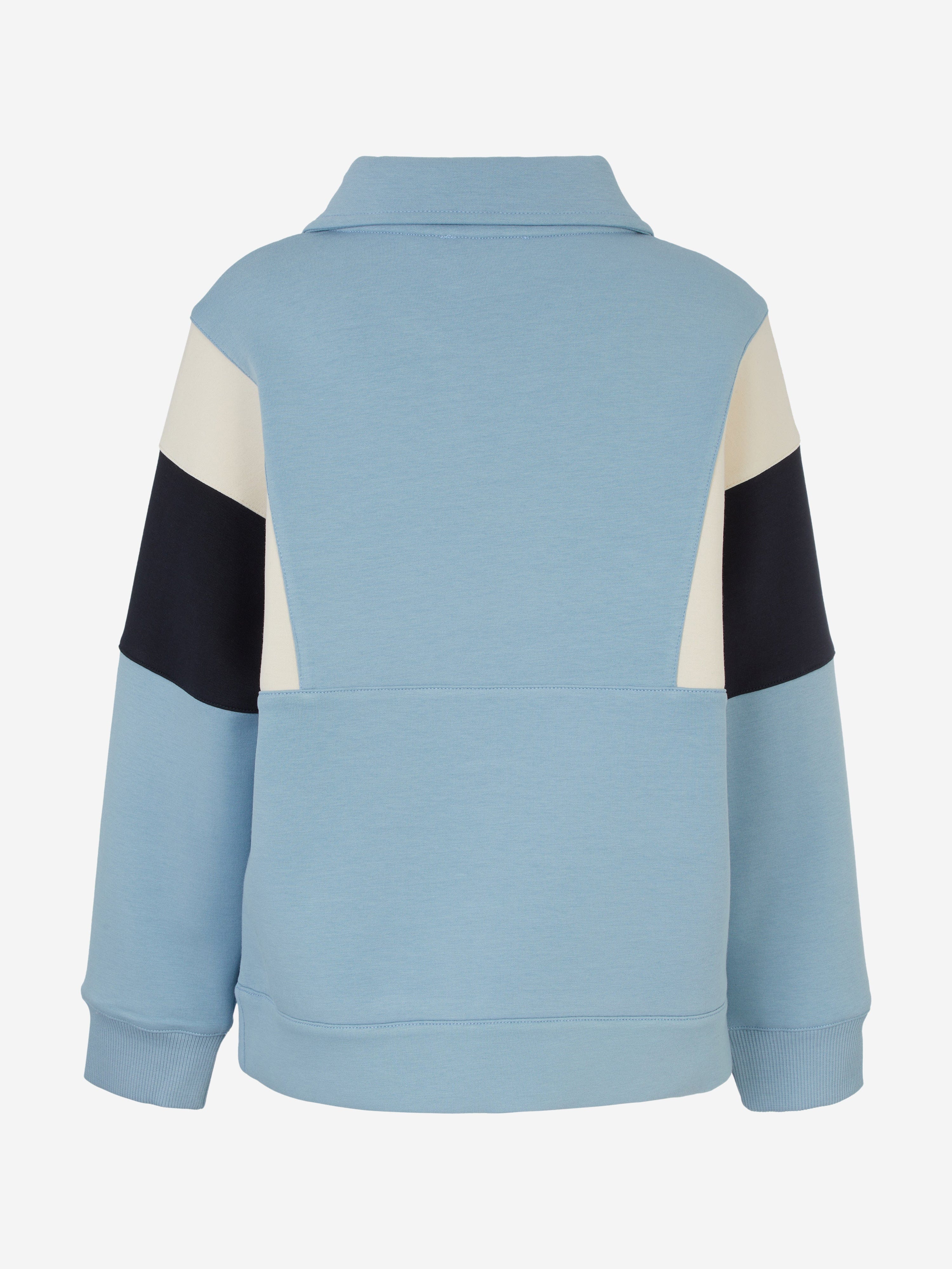 Emporio Armani Boys Colourblock Sweatshirt in Blue