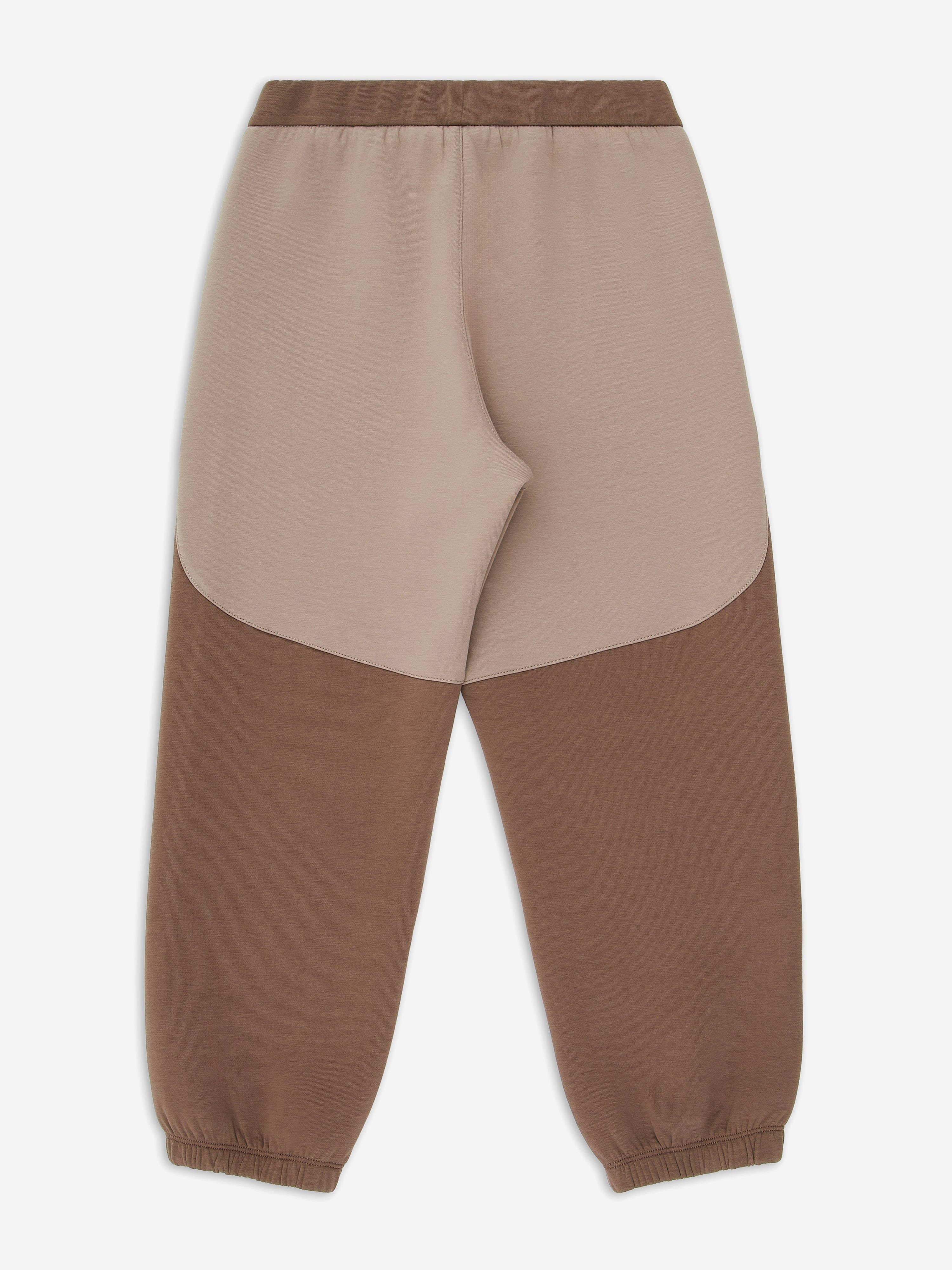 Emporio Armani Boys Colourblock Joggers in Brown