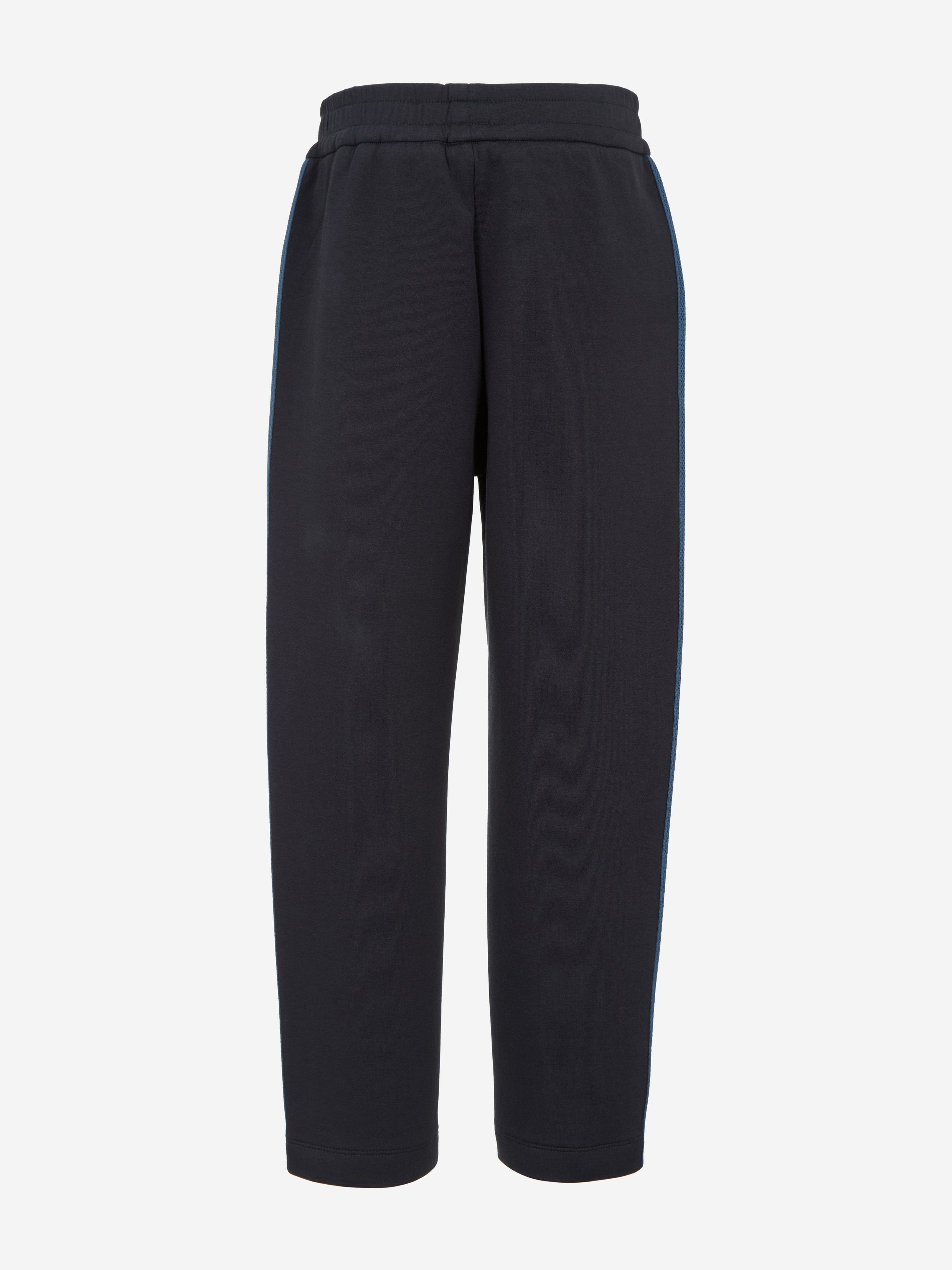 Emporio Armani Boys Logo Tape Joggers in Navy