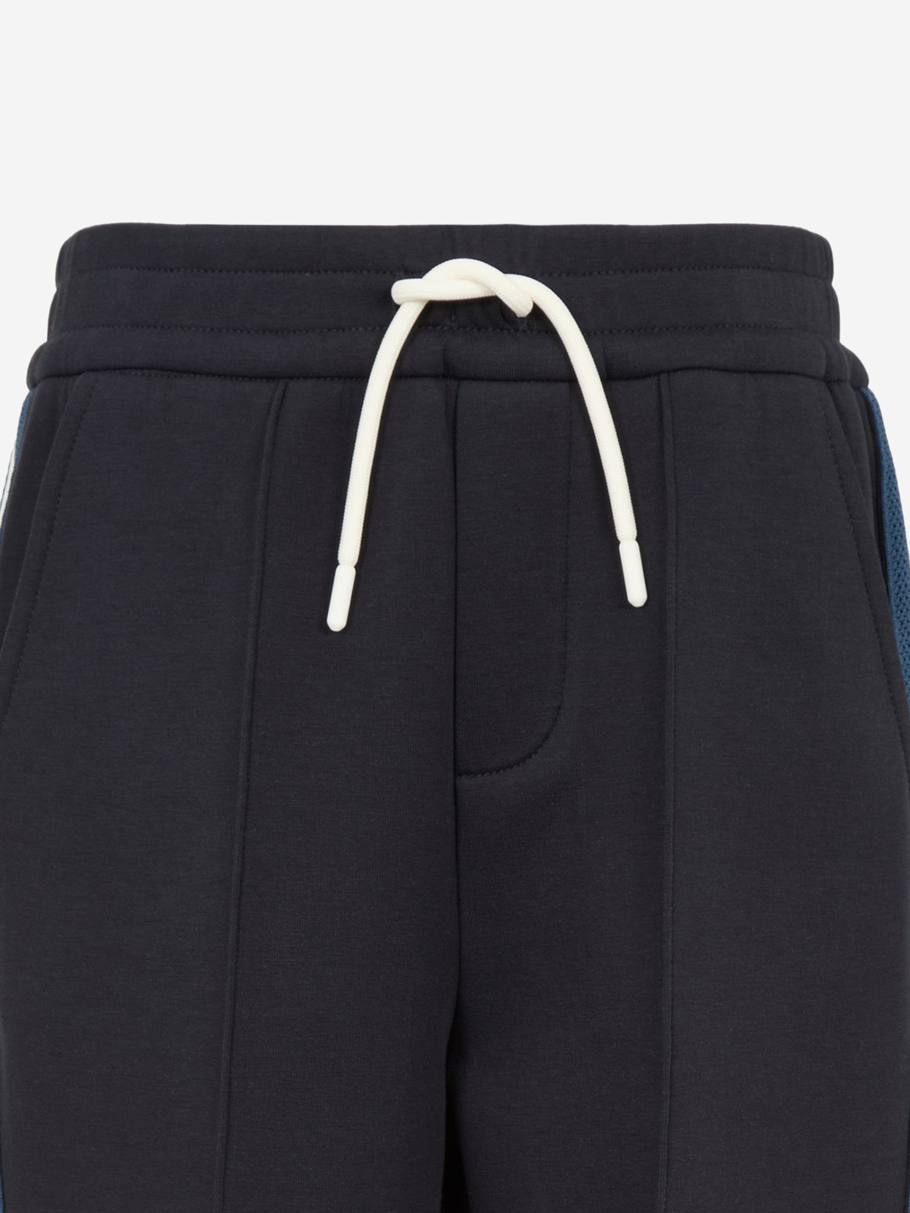 Emporio Armani Boys Logo Tape Joggers in Navy