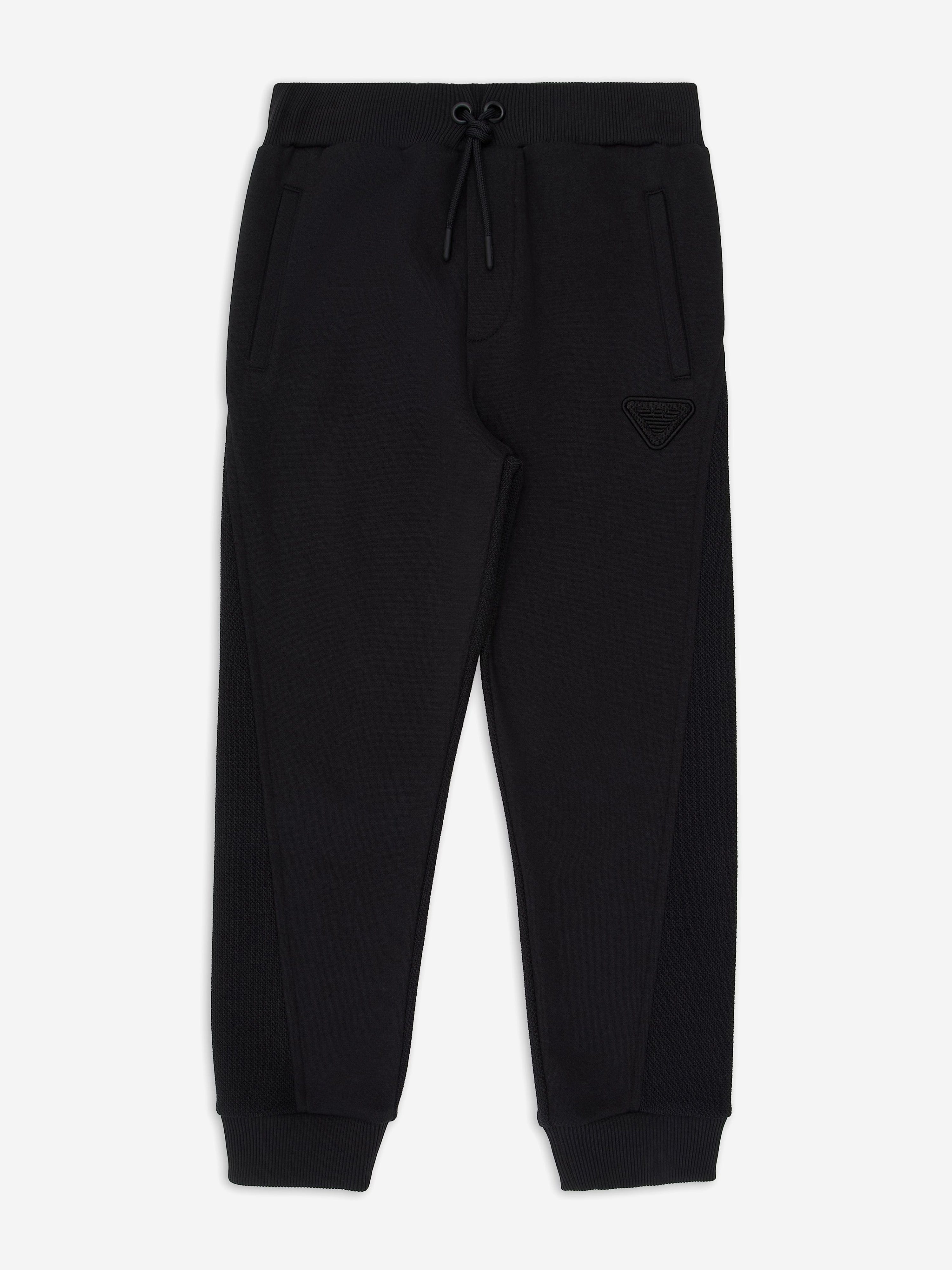 Emporio Armani Boys Logo Joggers in Navy