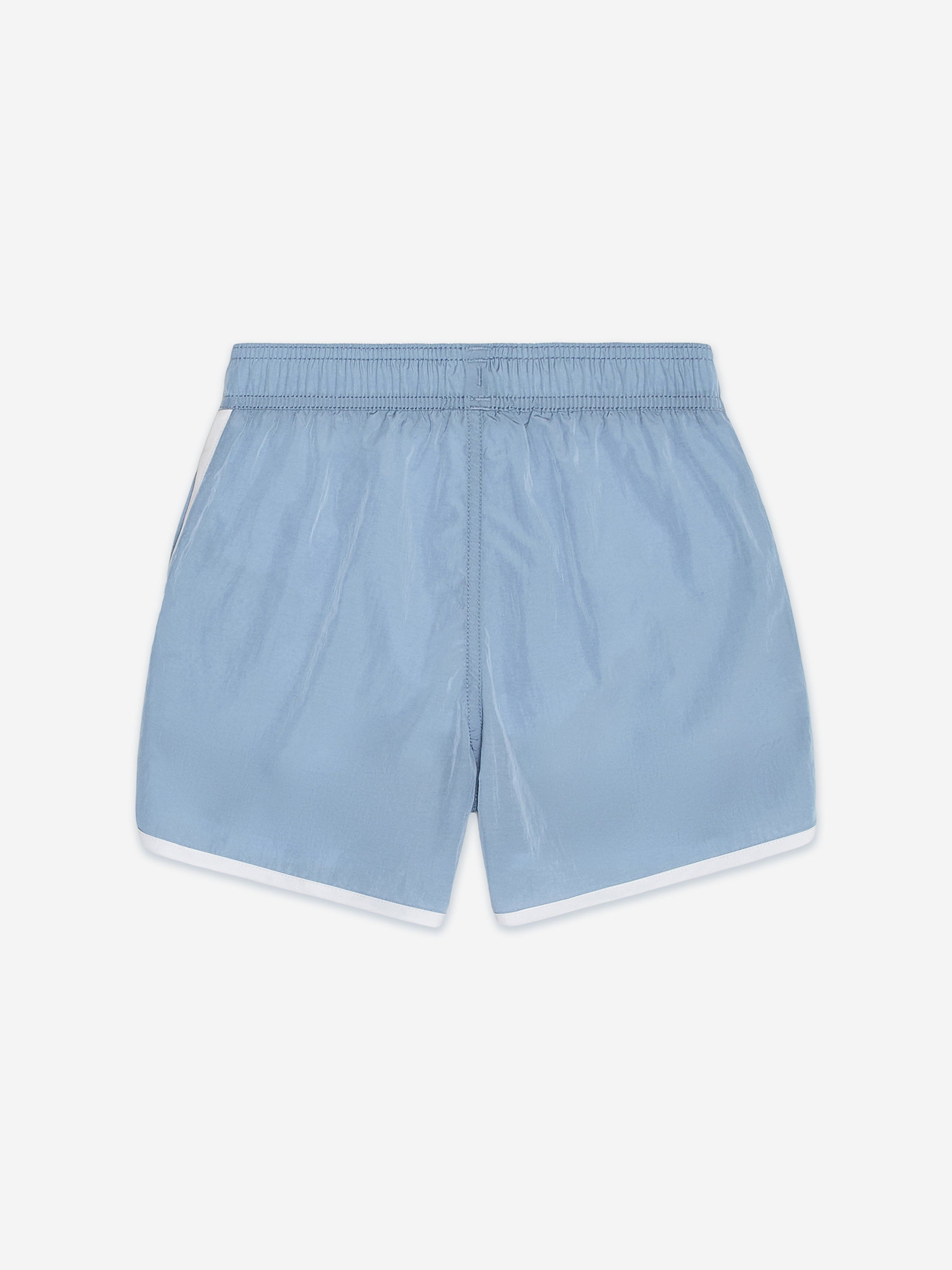 Emporio Armani Boys Logo Swim Shorts in Blue
