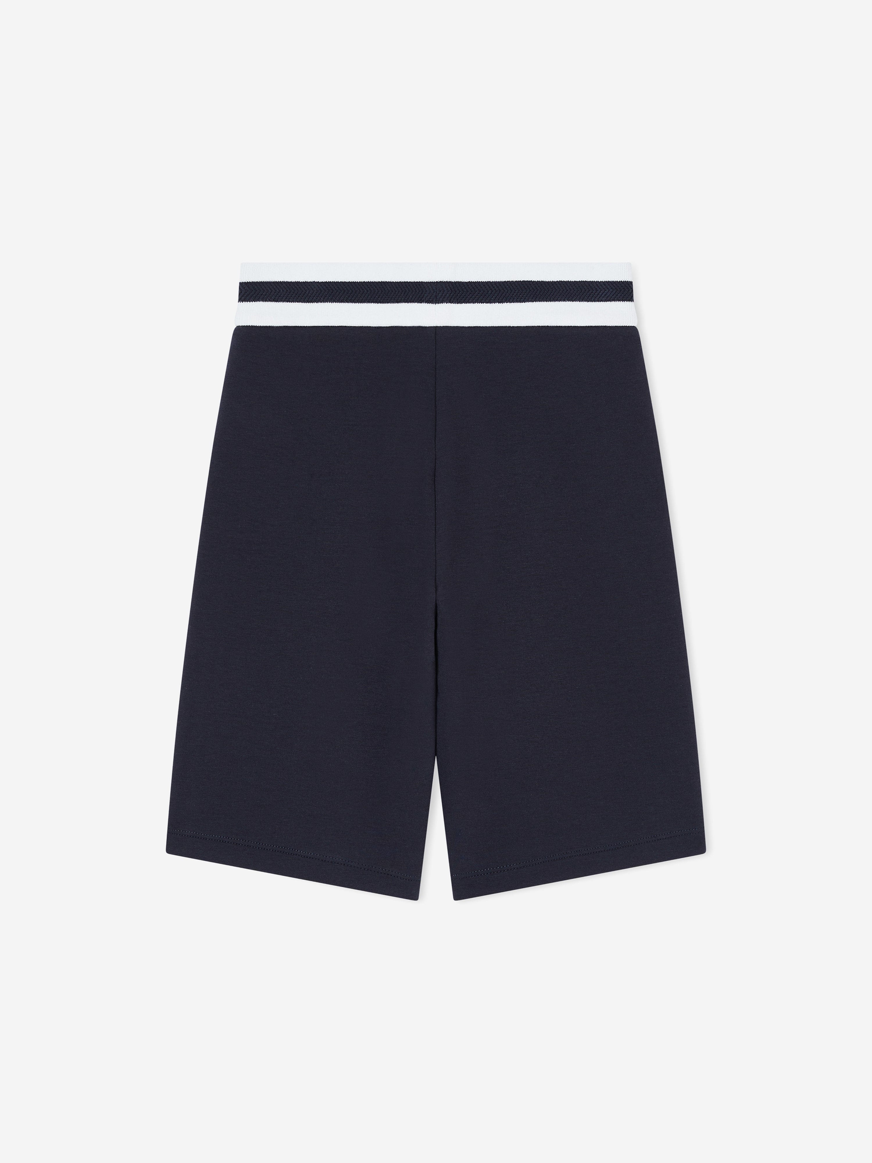Emporio Armani Boys Lunar New Year Logo Shorts in Navy