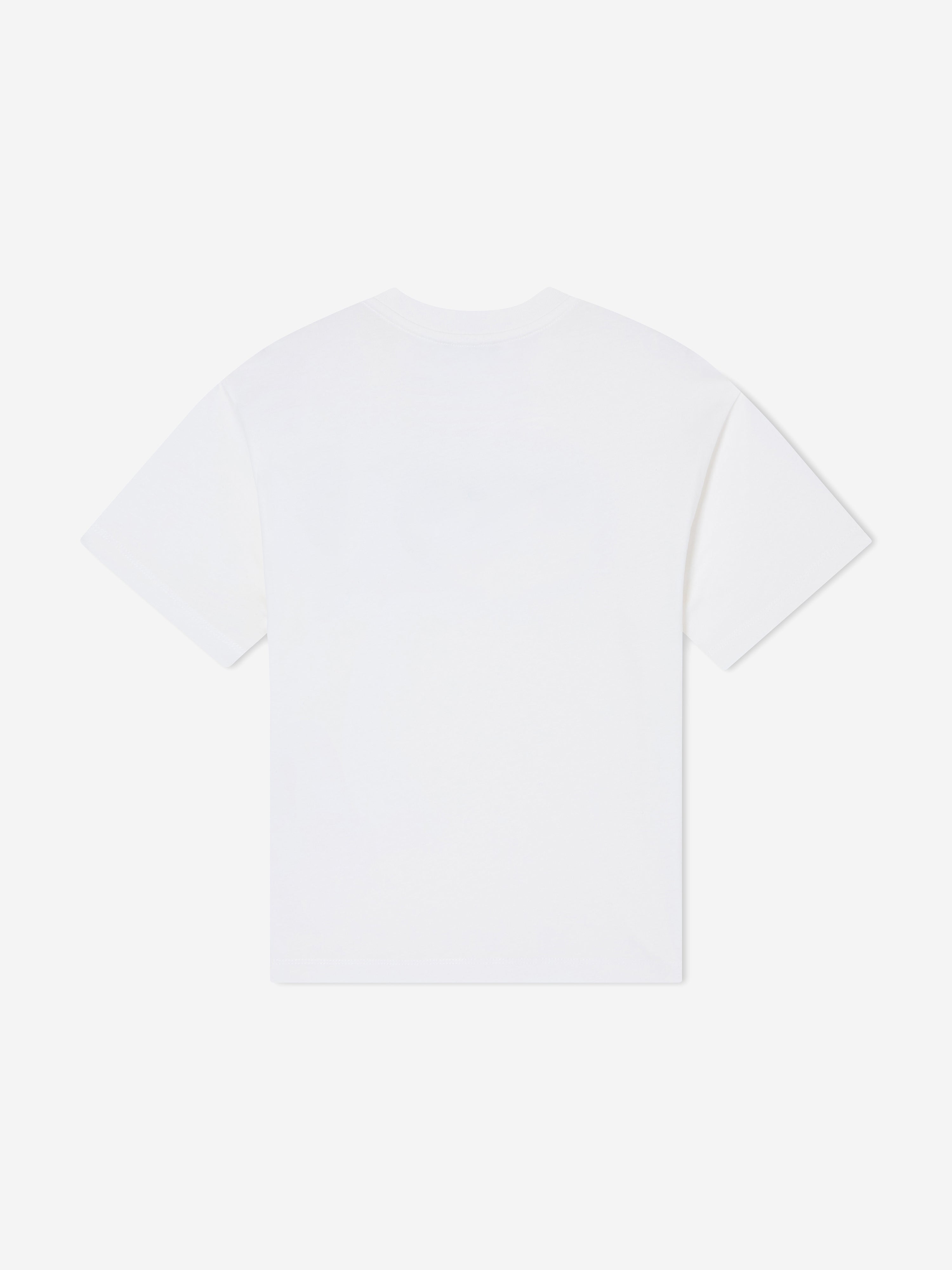 Emporio Armani Boys Logo T-Shirt in White