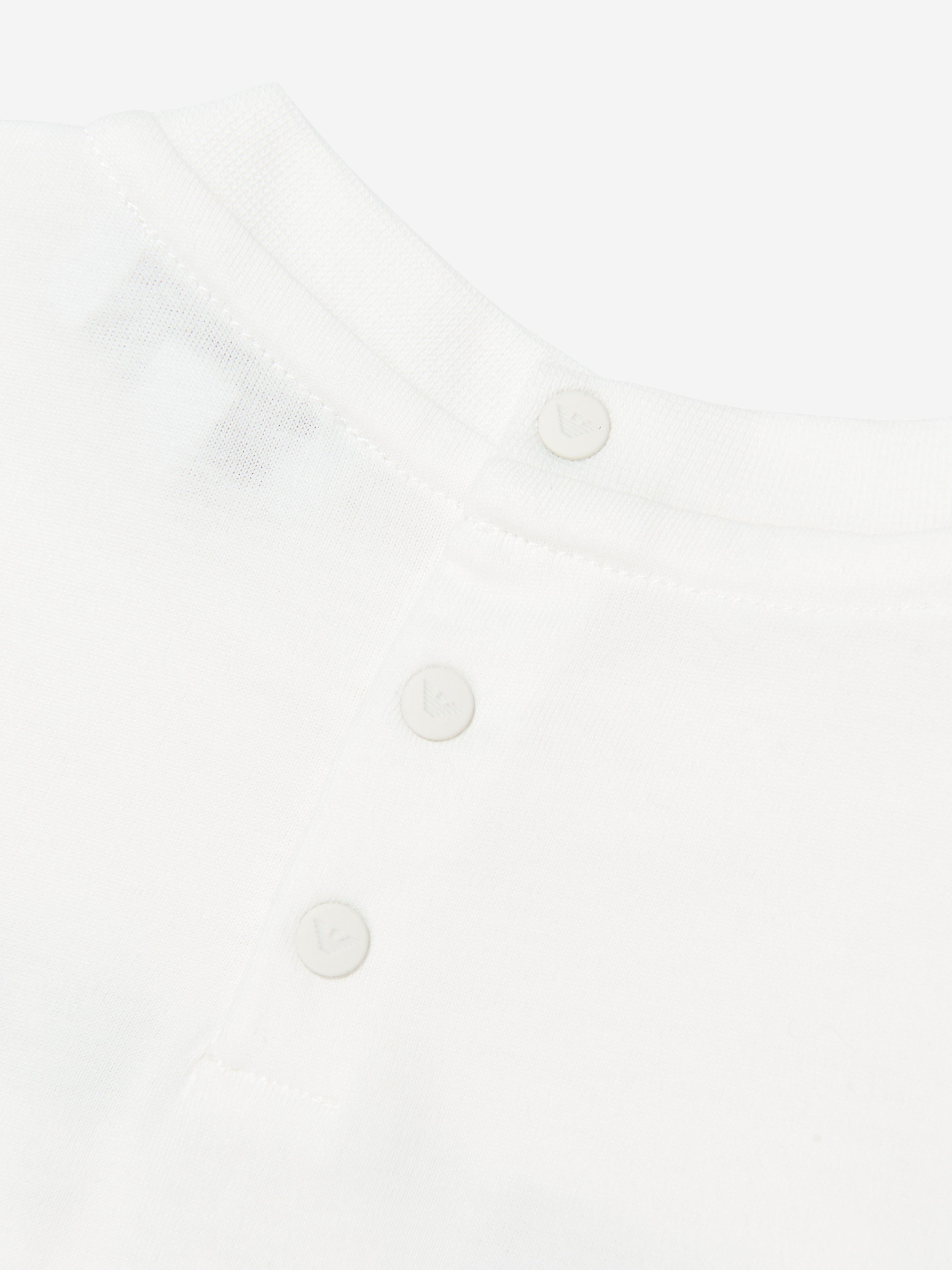 Emporio Armani Baby Boys Logo T-Shirt in White