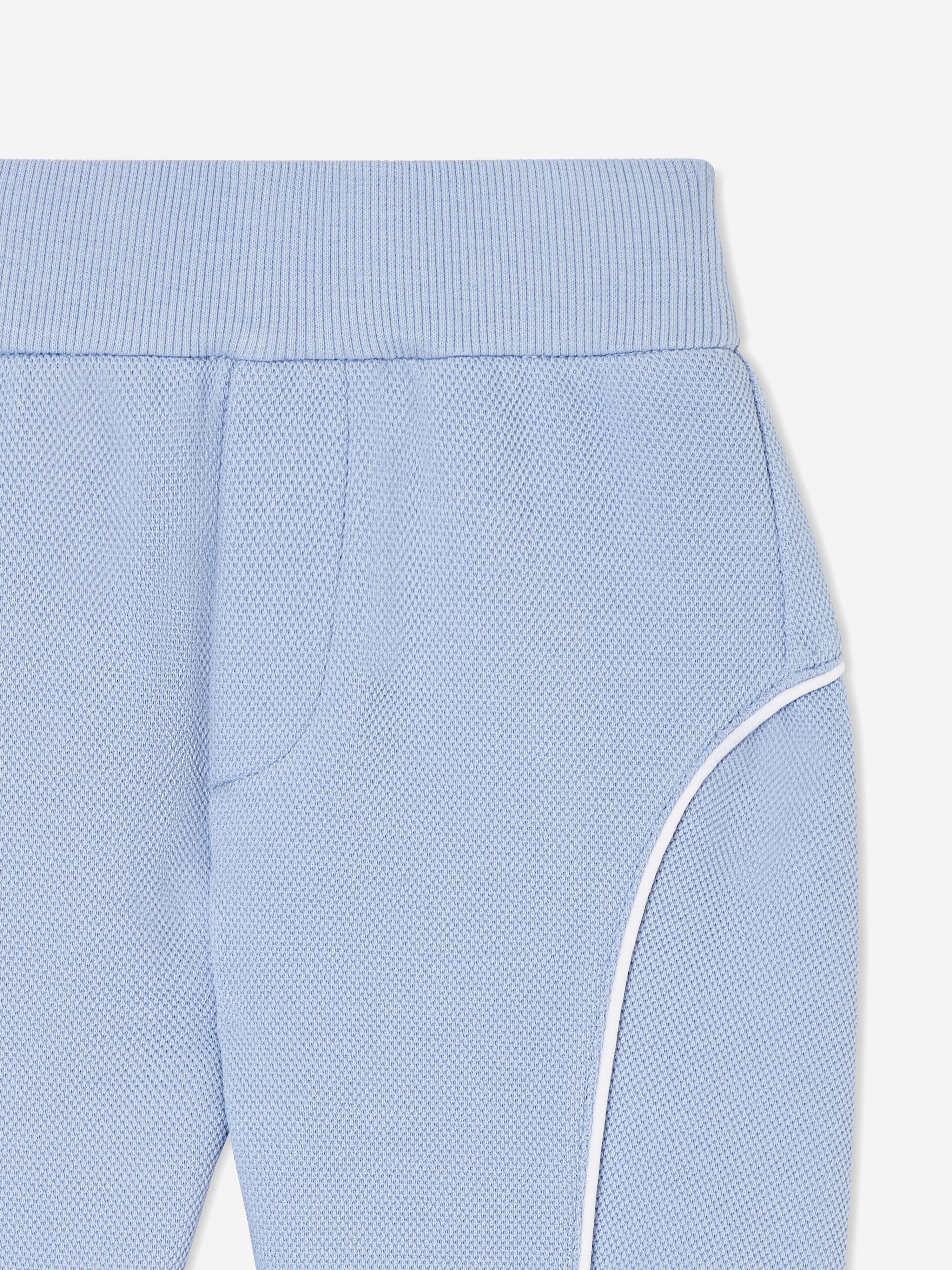 Emporio Armani Baby Boys Eagle Logo Joggers in Blue
