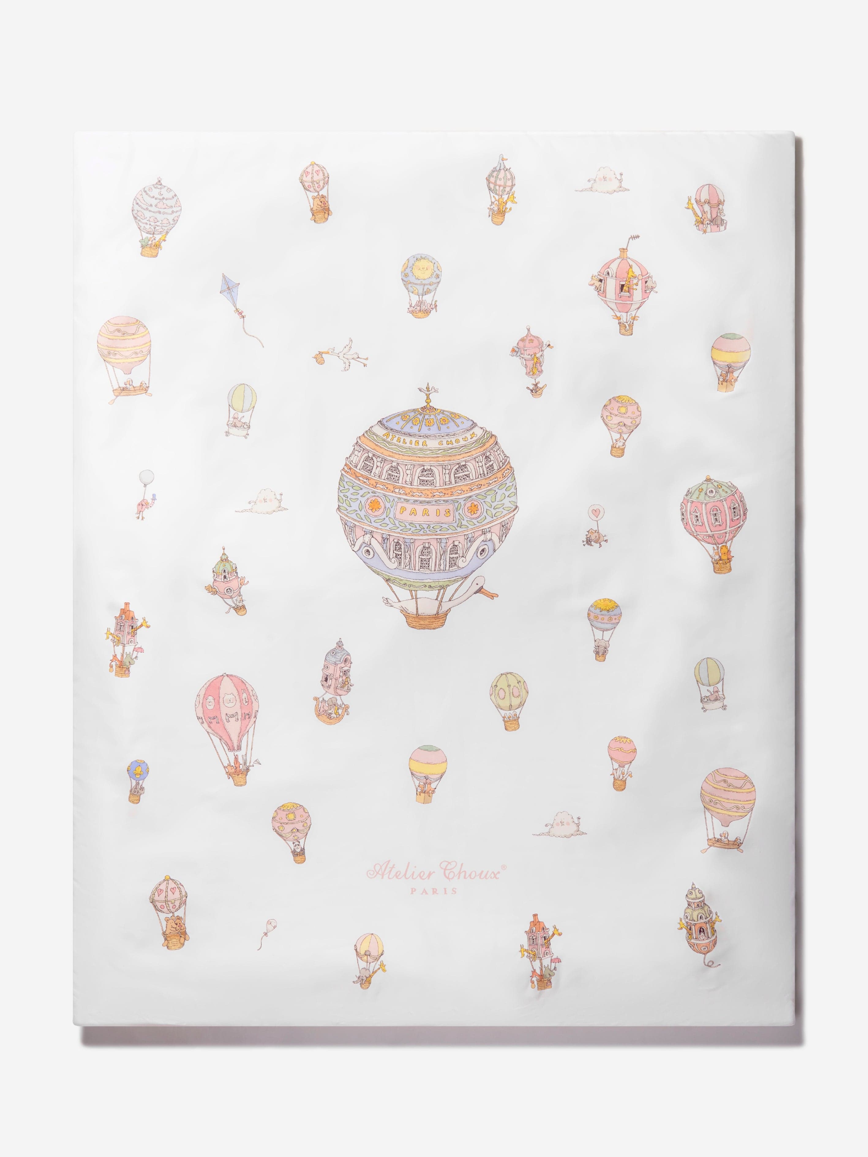 Atelier Choux Baby Reversible Quilt in Multicolour