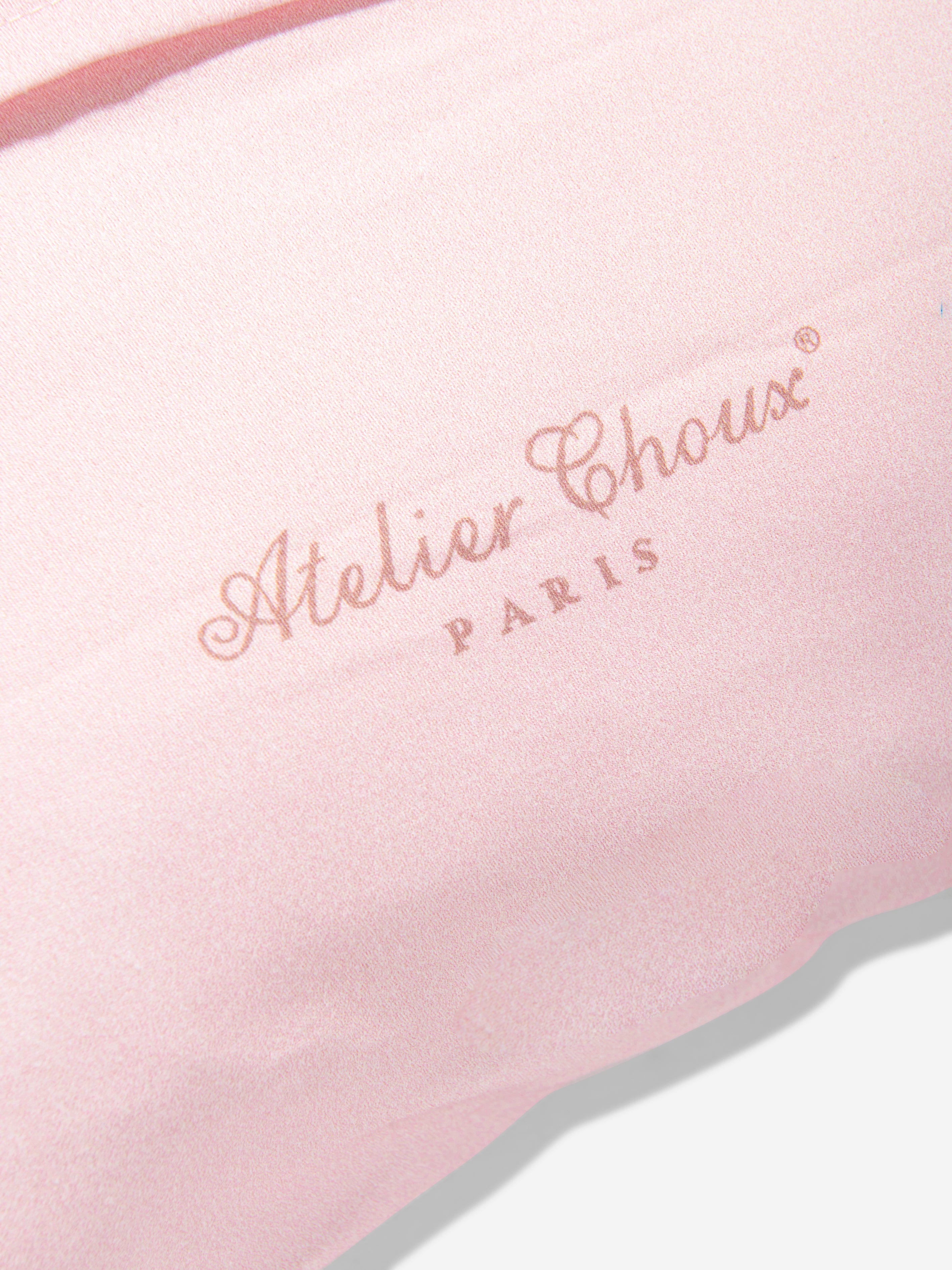 Atelier Choux Baby Girls Satin Toile De Jouy Atelier Choux & Caitlin Wilson Cushion Cover in Pink