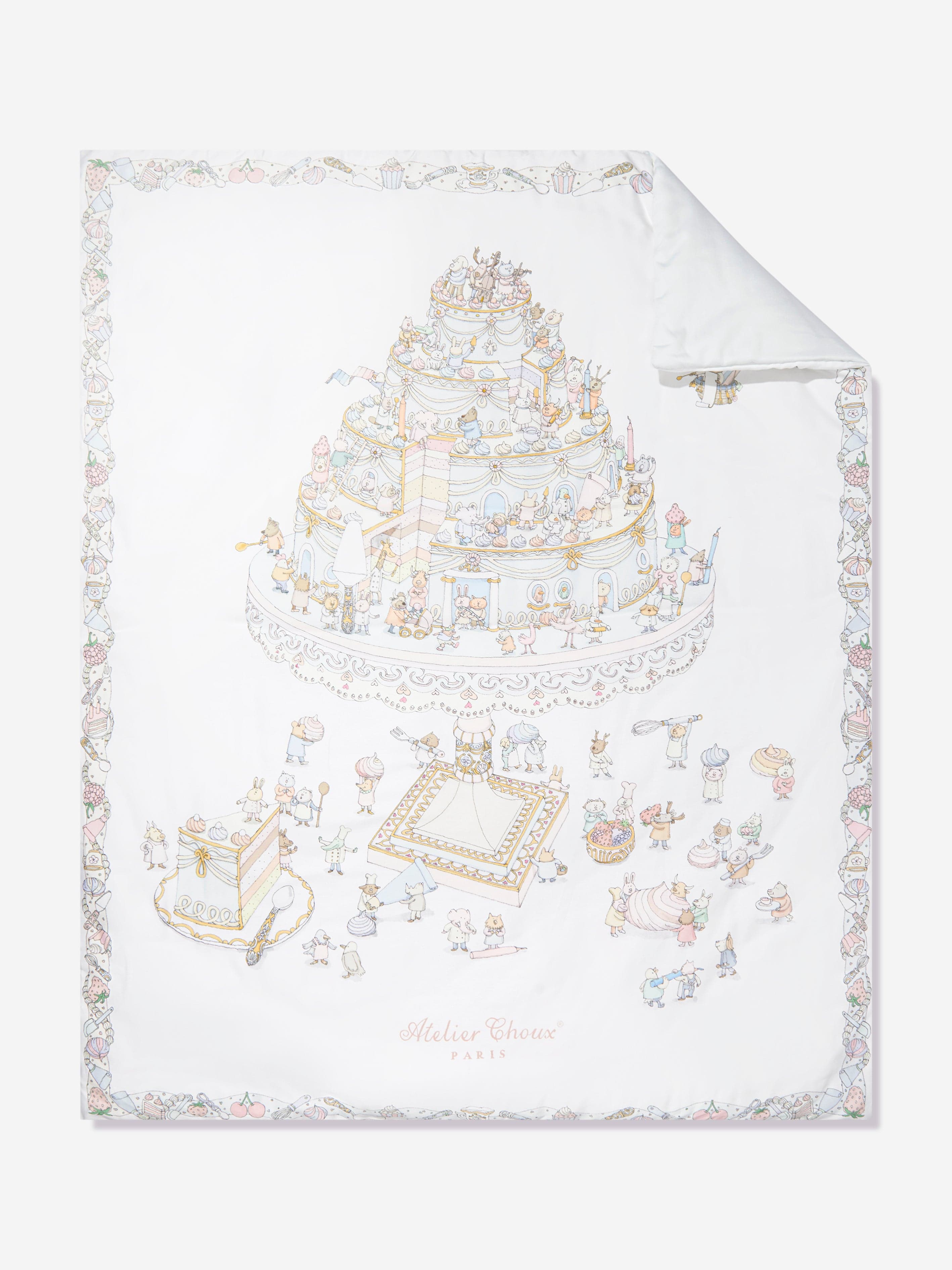 Atelier Choux Baby Le Gateau / Chateau Choux Reversible Quilt in Multicolour (130cm)