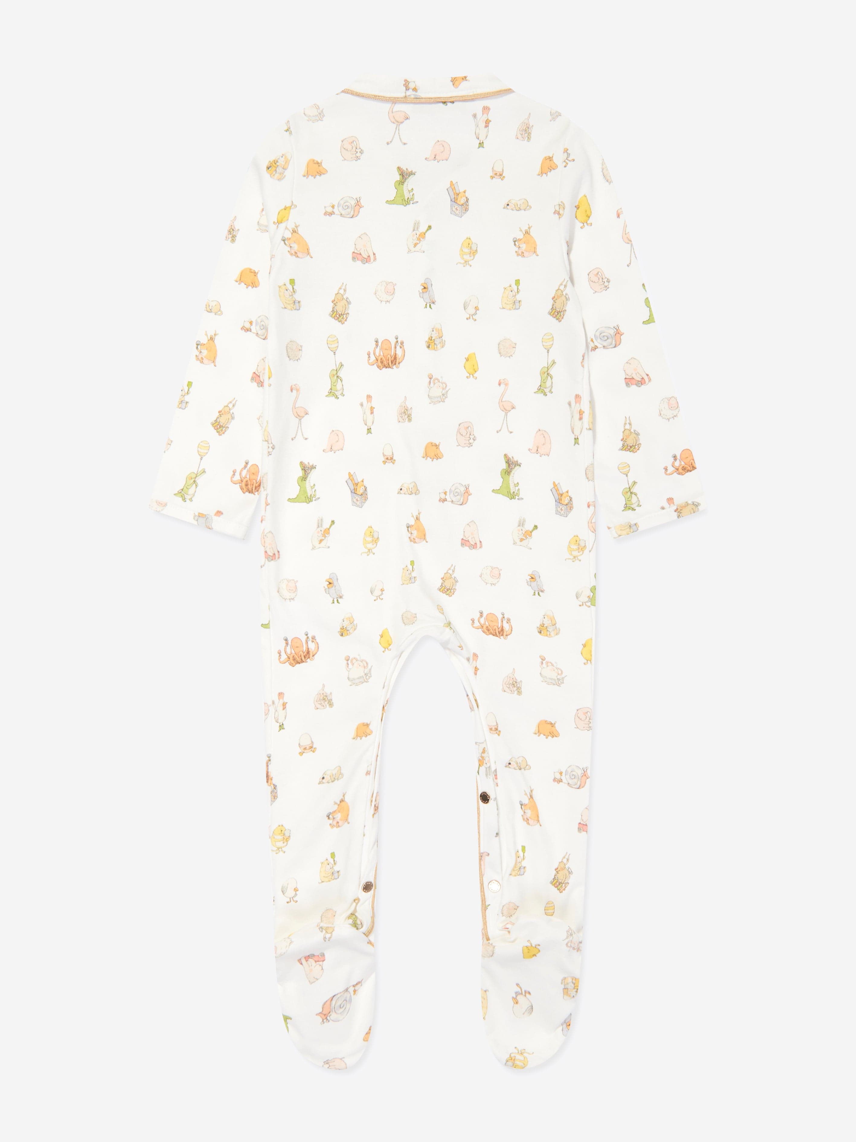 Atelier Choux Baby Choux Classic Playsuit in White