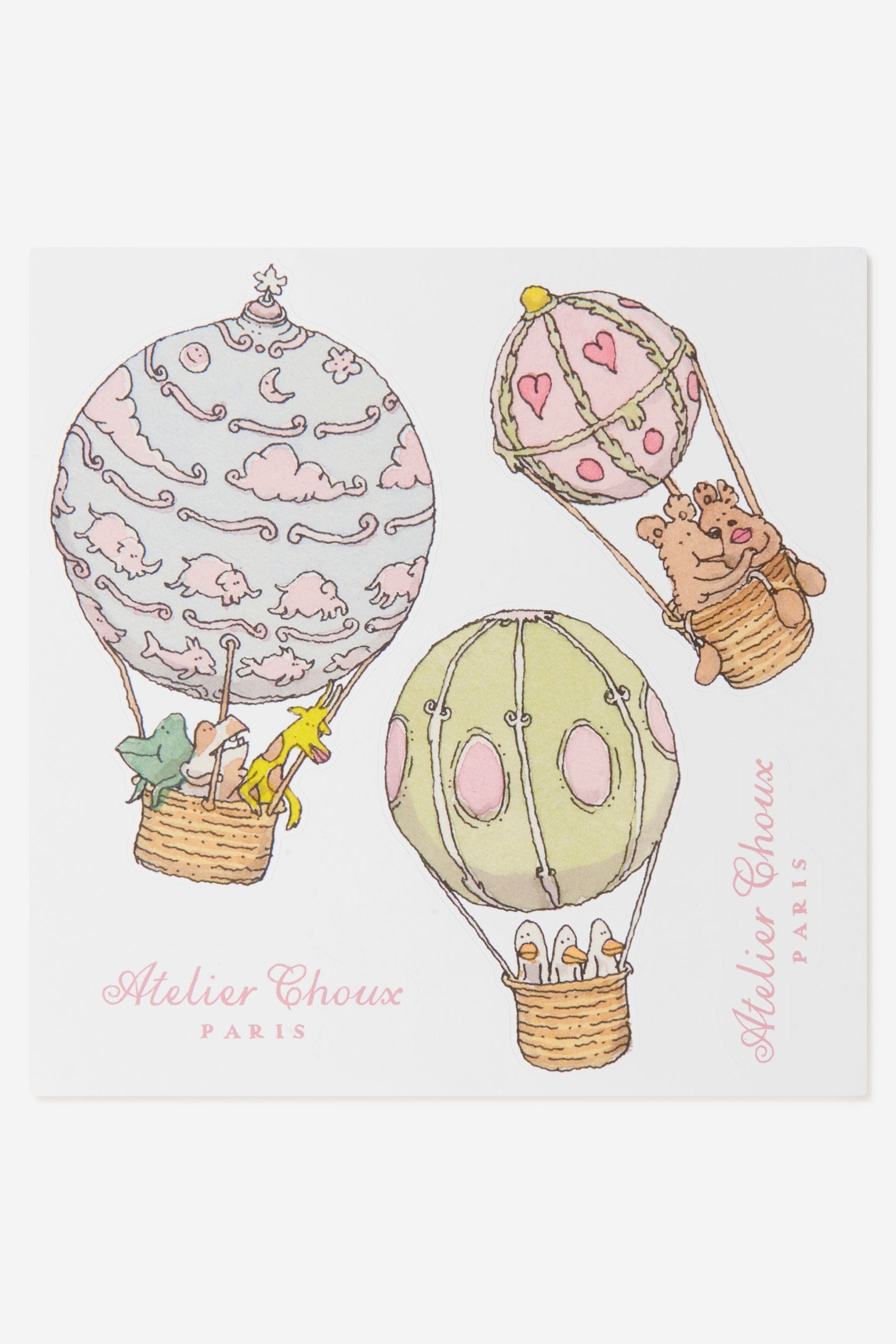 Atelier Choux Kids Replaceable Wall Stickers (20 Pack)