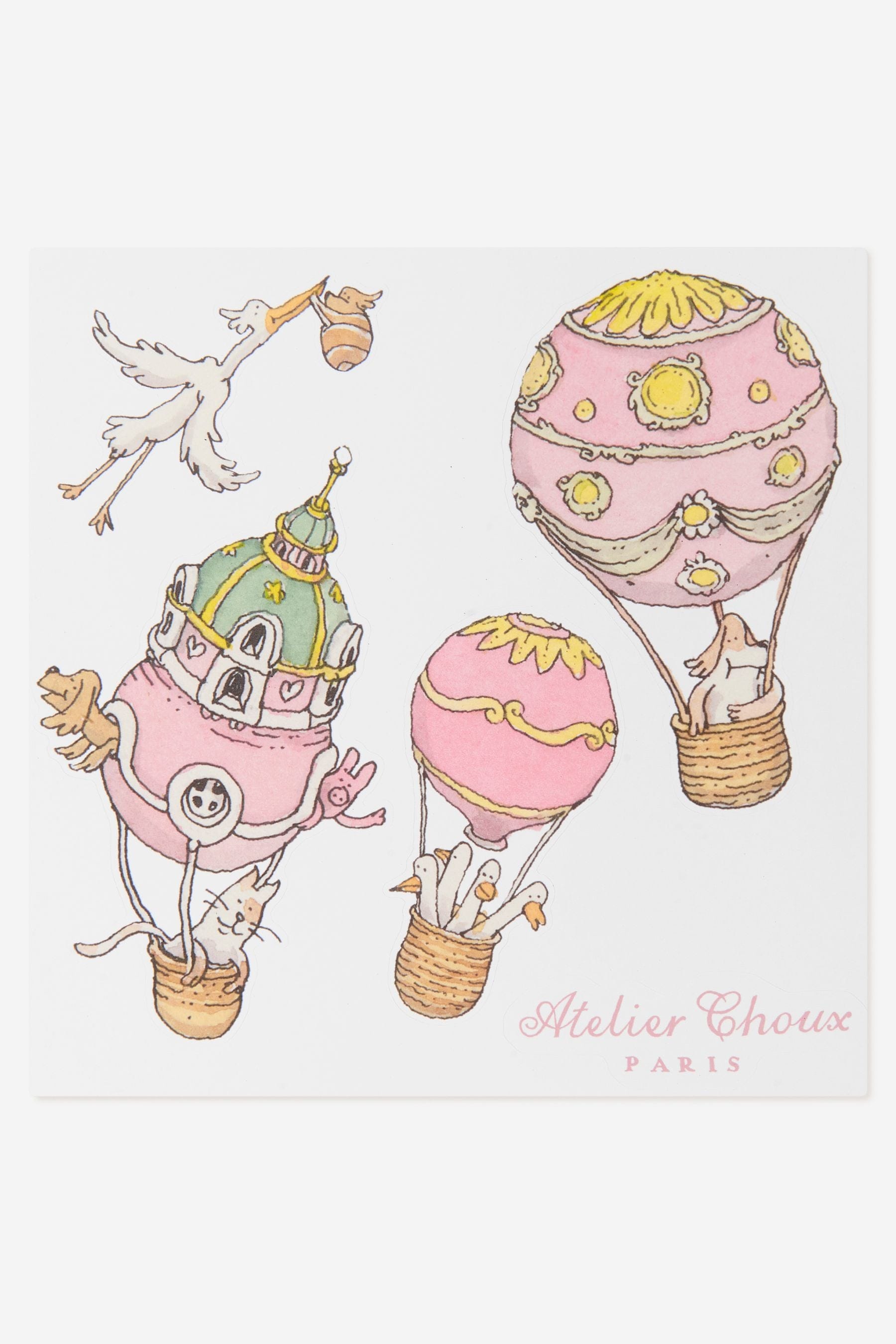 Atelier Choux Kids Replaceable Wall Stickers (20 Pack)