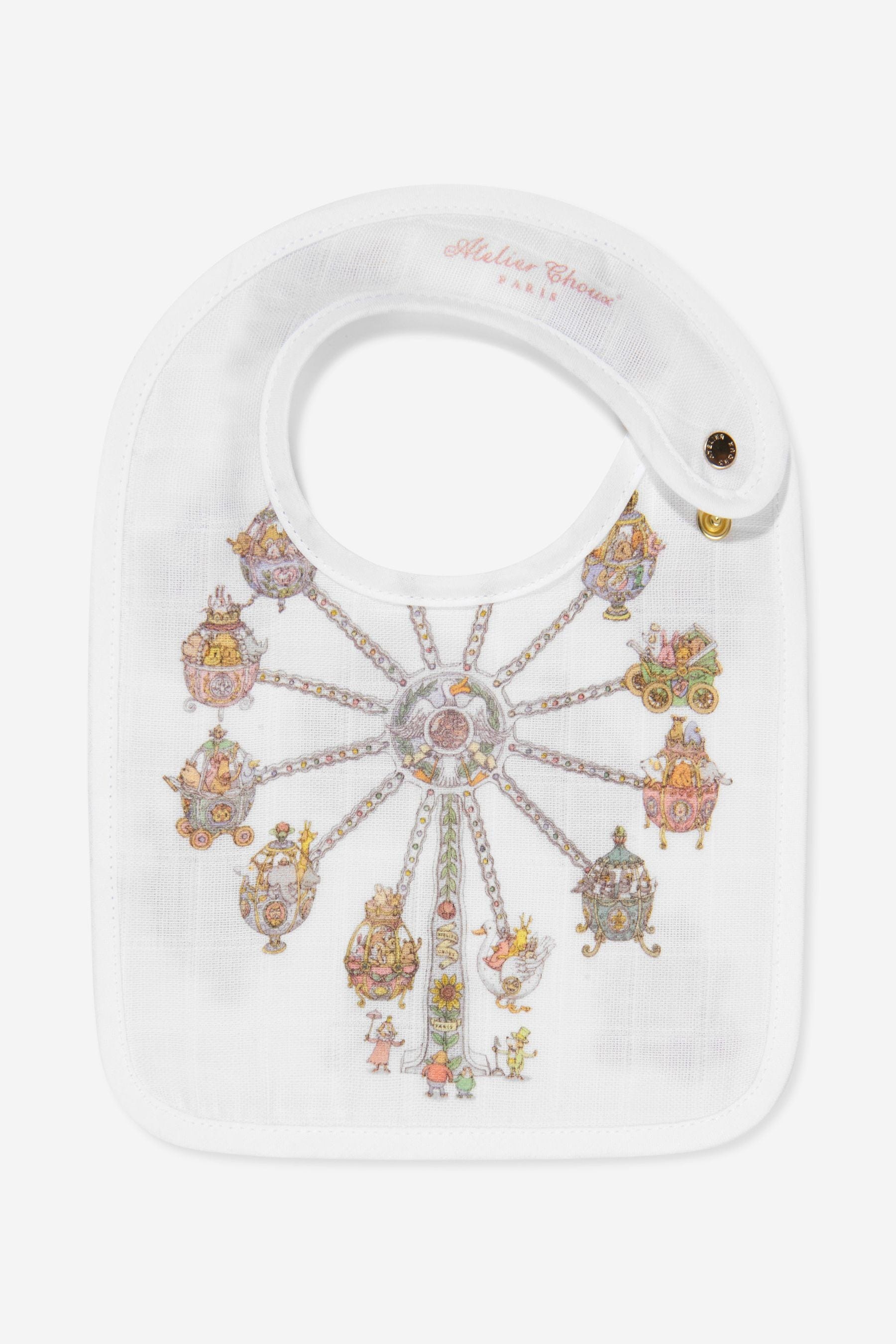 Atelier Choux Baby Ferris Wheel Small Bib