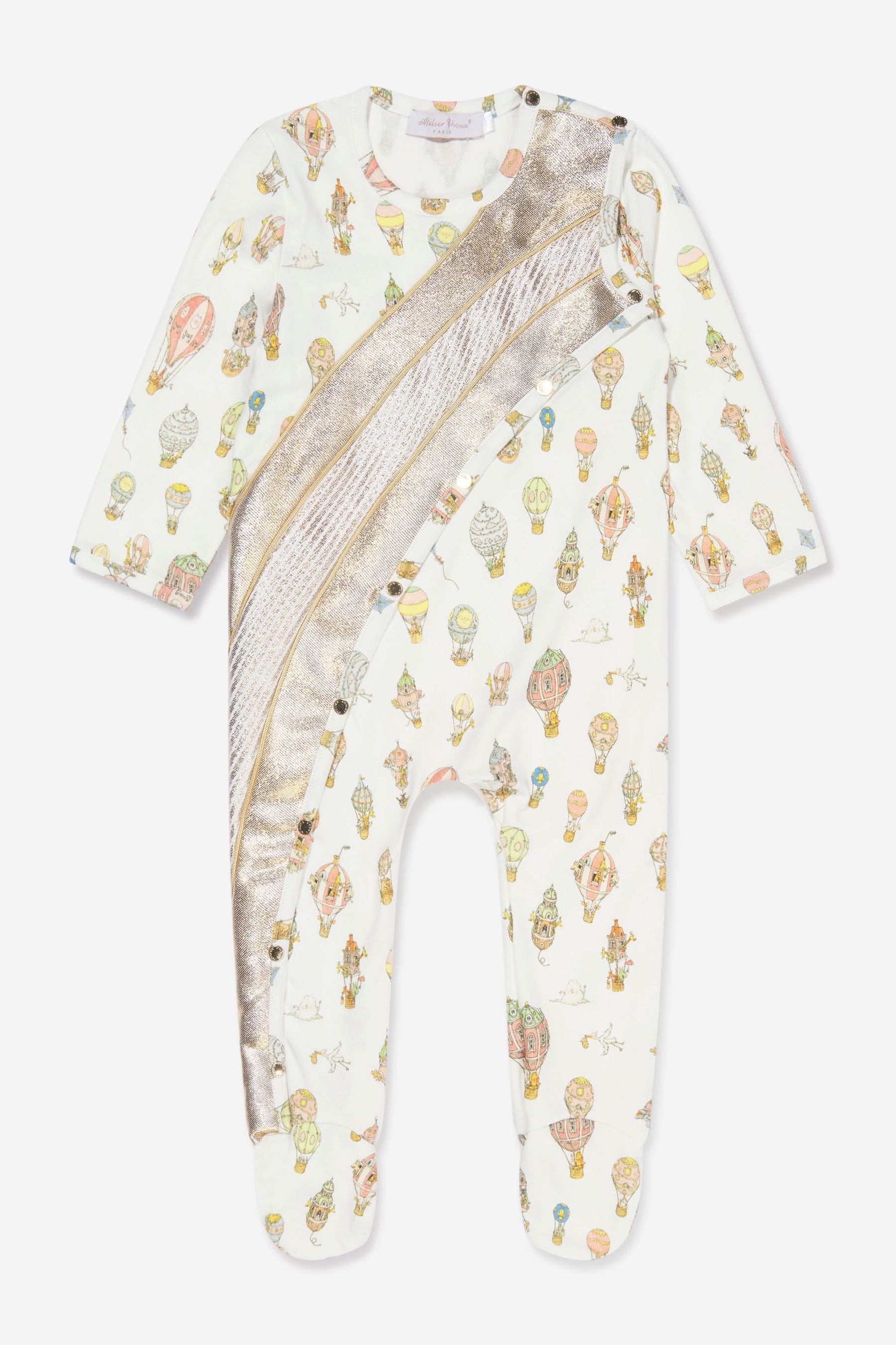 Atelier Choux Baby Gold Balloons Playsuit