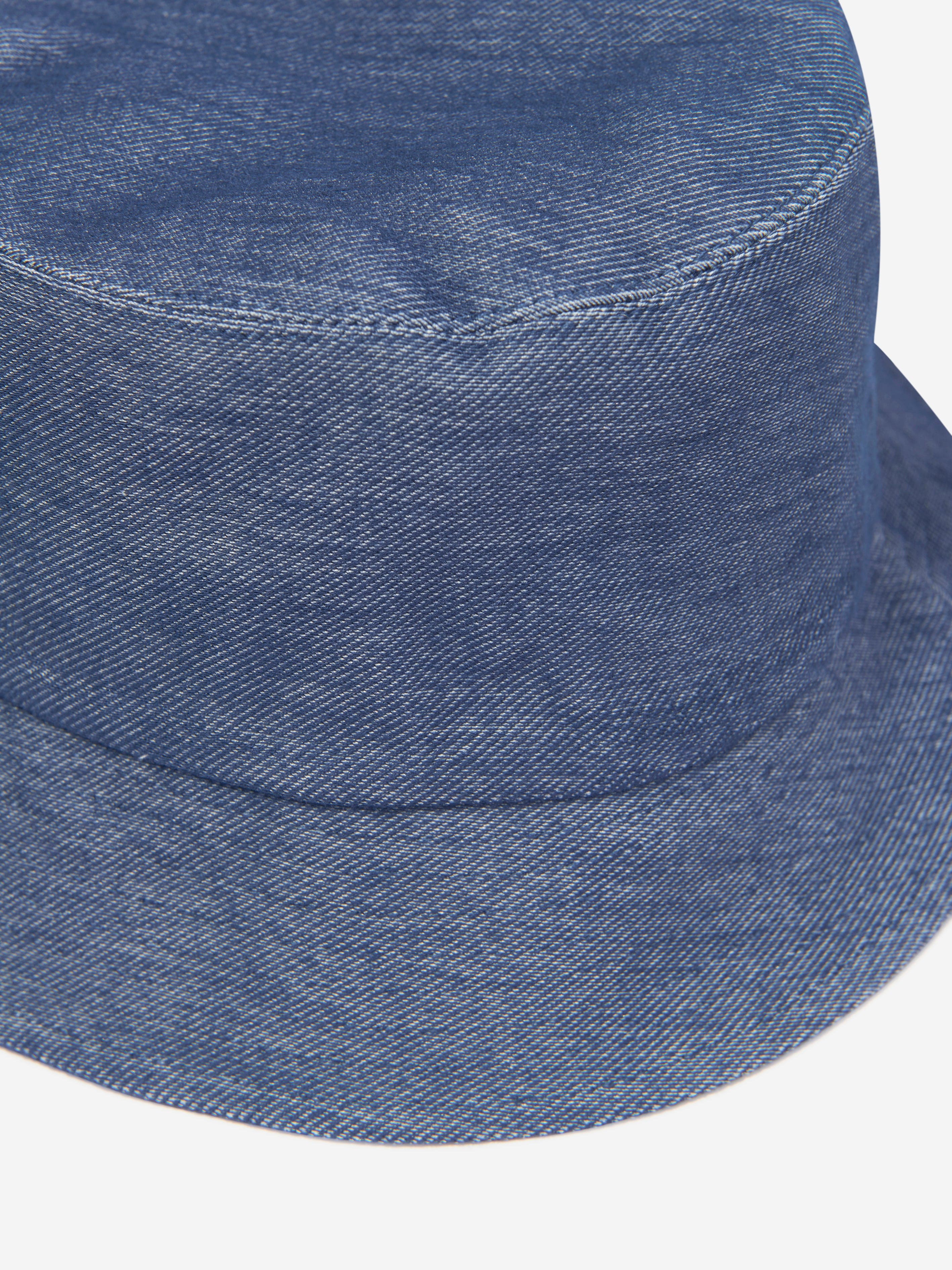 AY by AYLA Girls Denim Look Bucket Hat in Blue